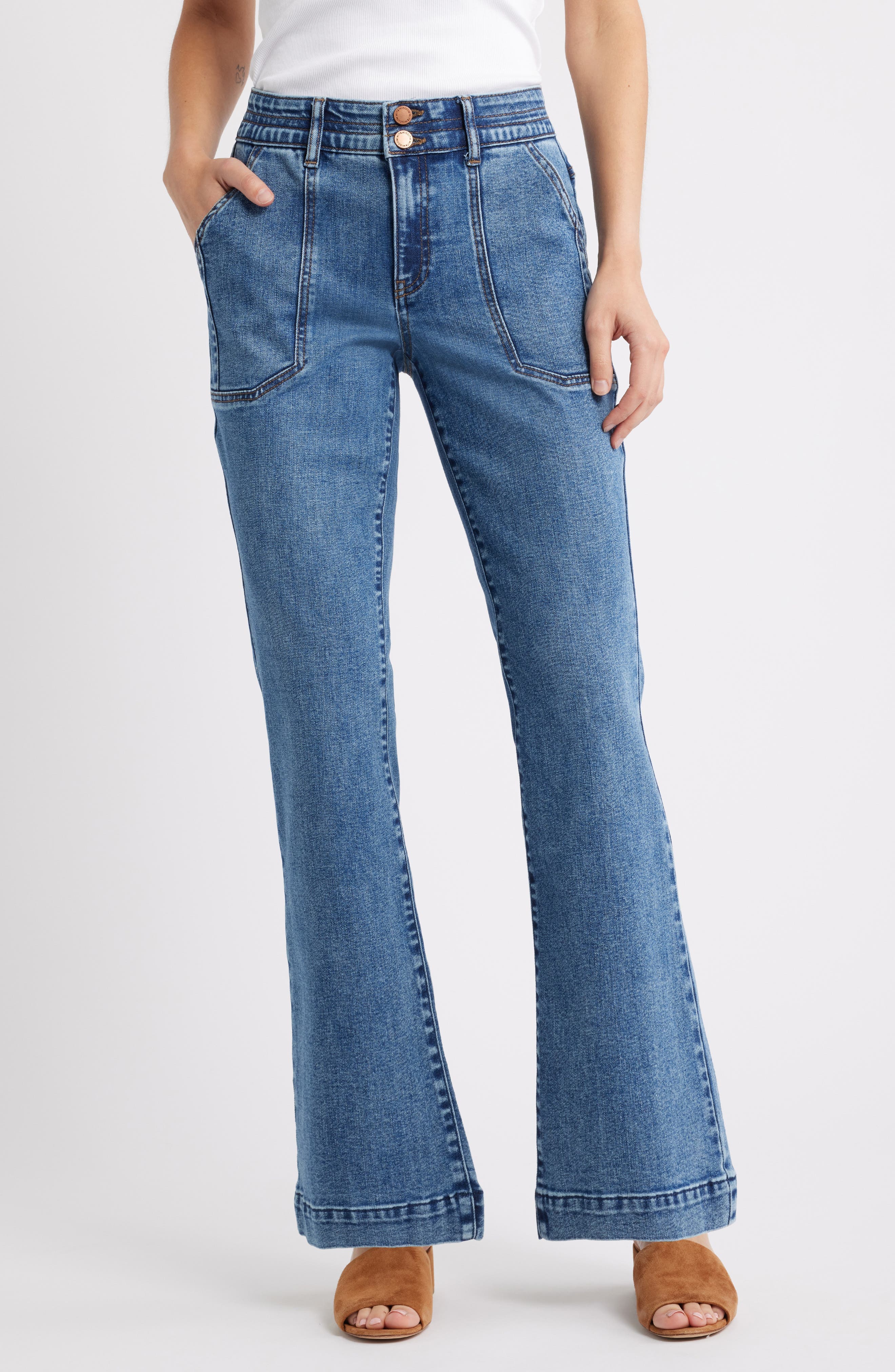 Madison High Waist Bootcut Jeans - image 1