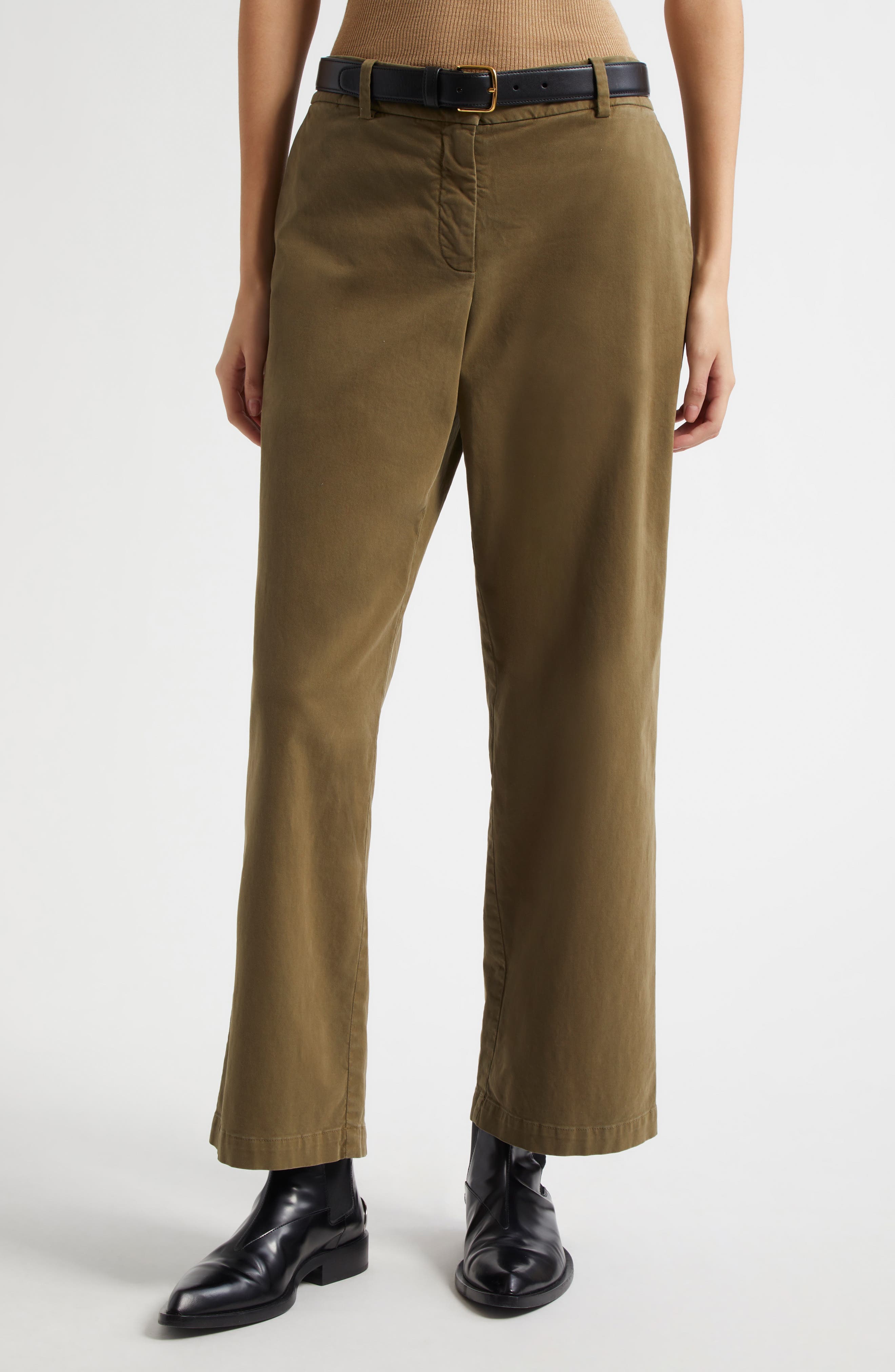Nohan Stretch Cotton Ankle Pants - image 1