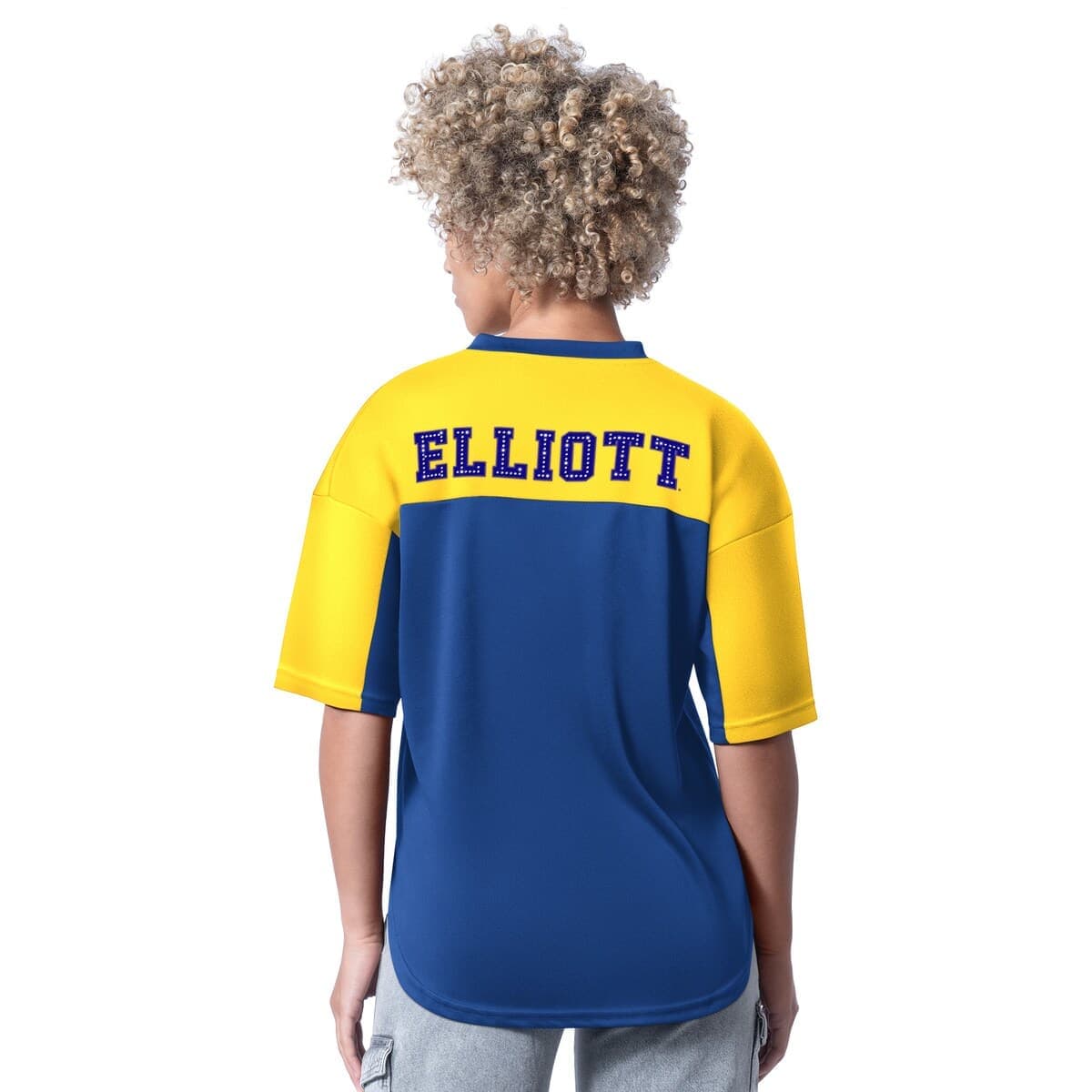 Women's G-III 4Her by Carl Banks  Royal Chase Elliott Key Plan II V-Neck Rhinestone T-Shirt - image 2