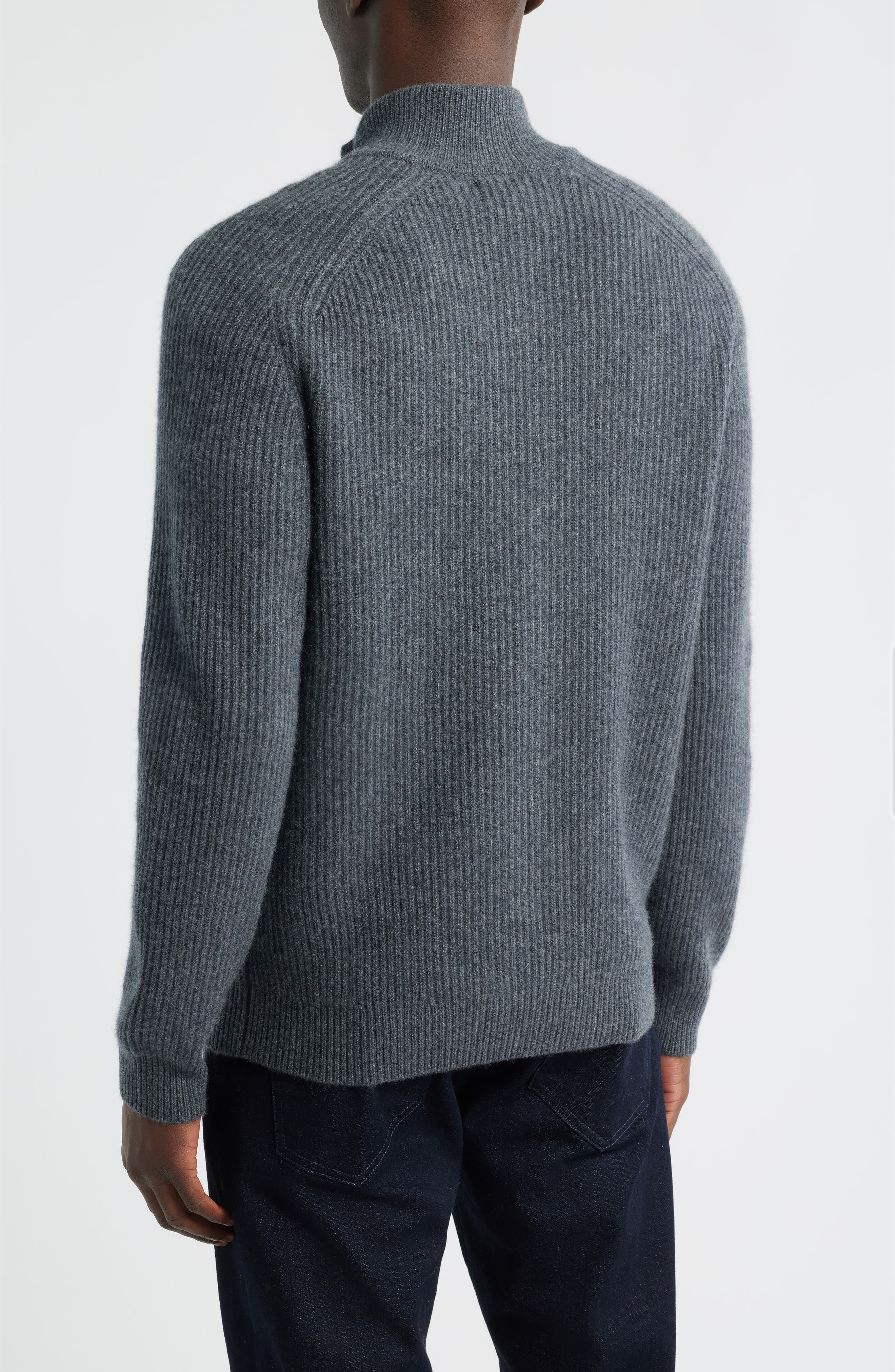 Luxe Cashmere Zip Cardigan - image 2