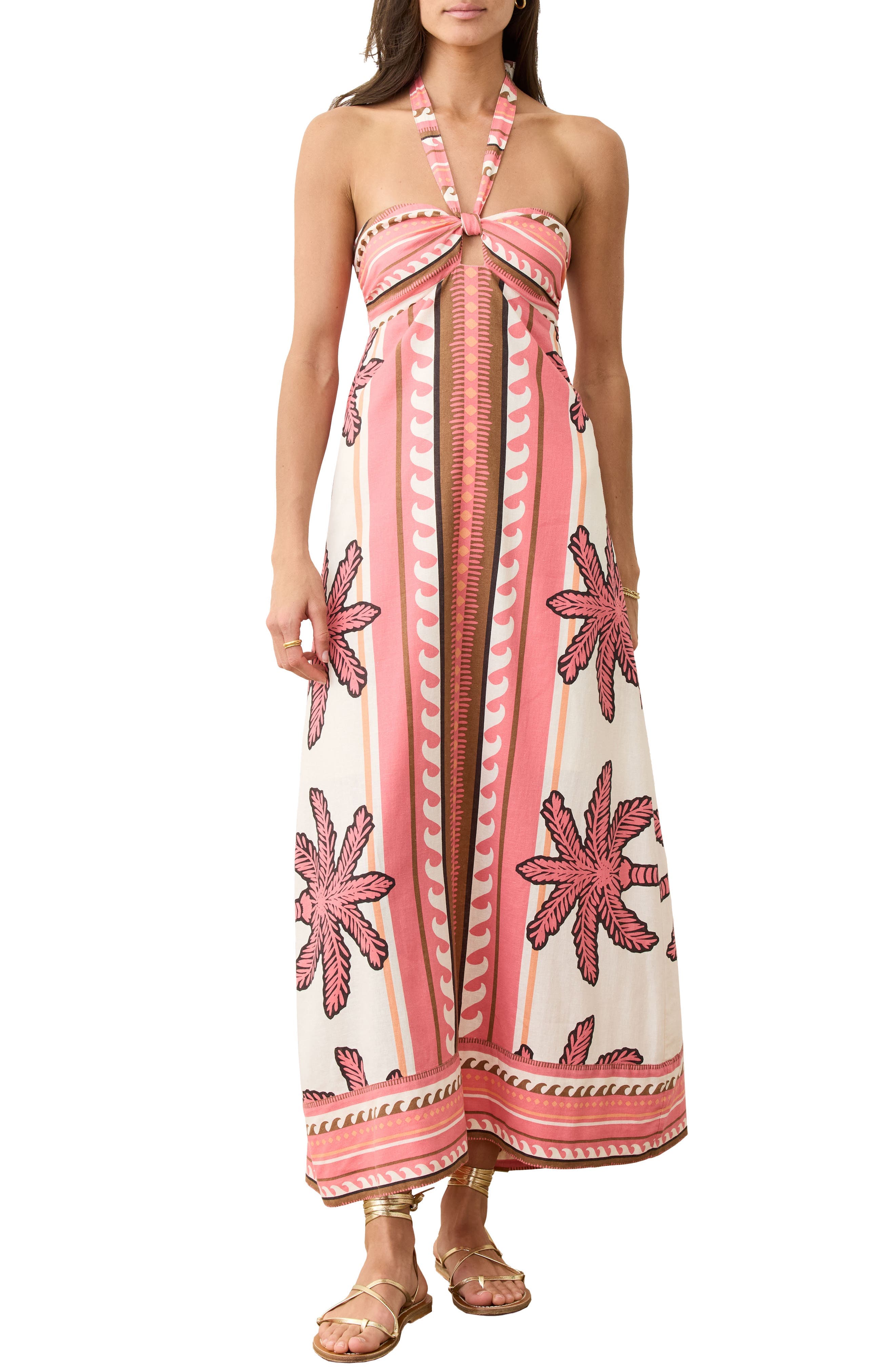 Canyon Halter Maxi Sundress - image 1