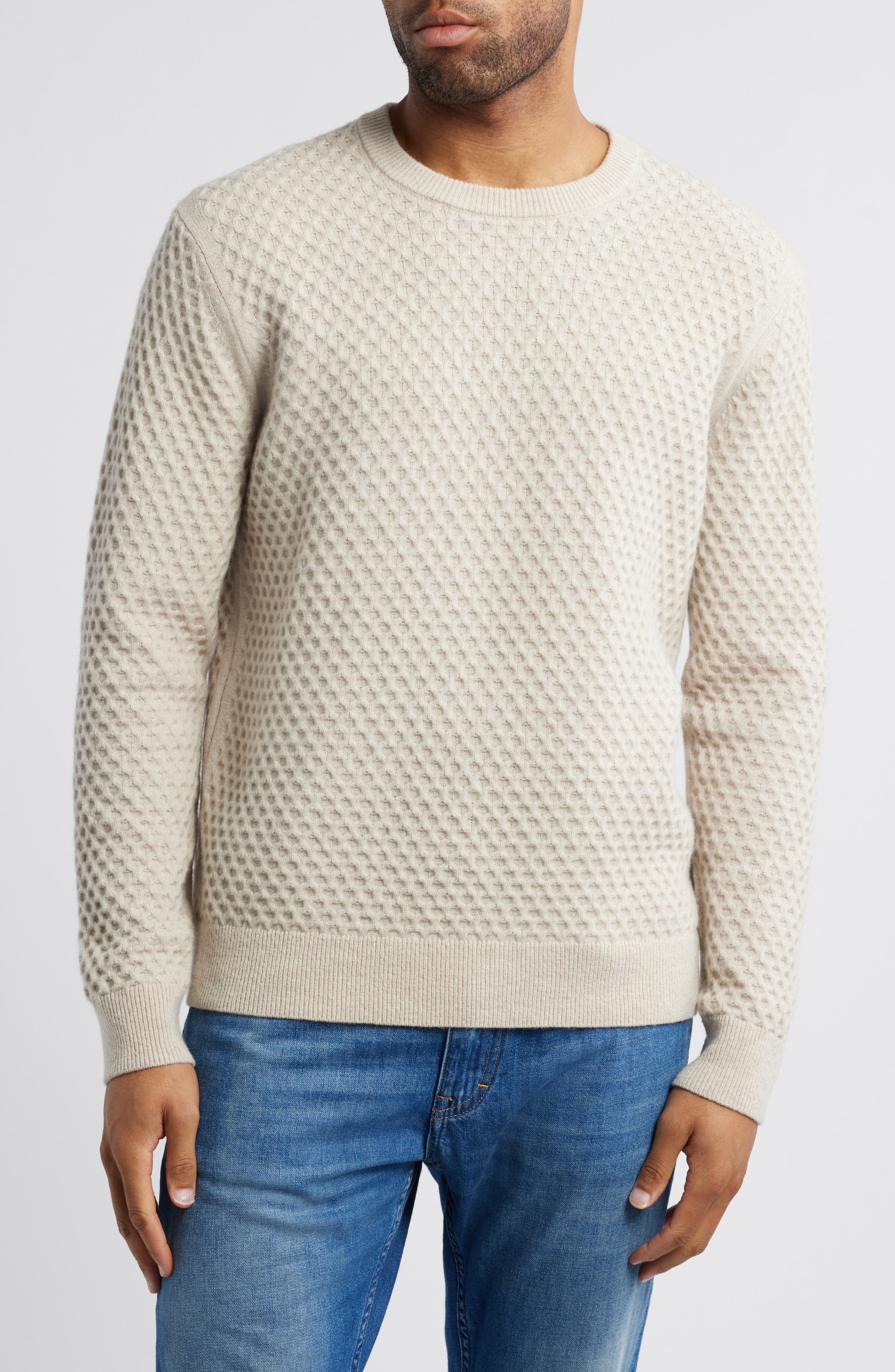 Carrick Honeycomb Wool & Alpaca Sweater - image 1