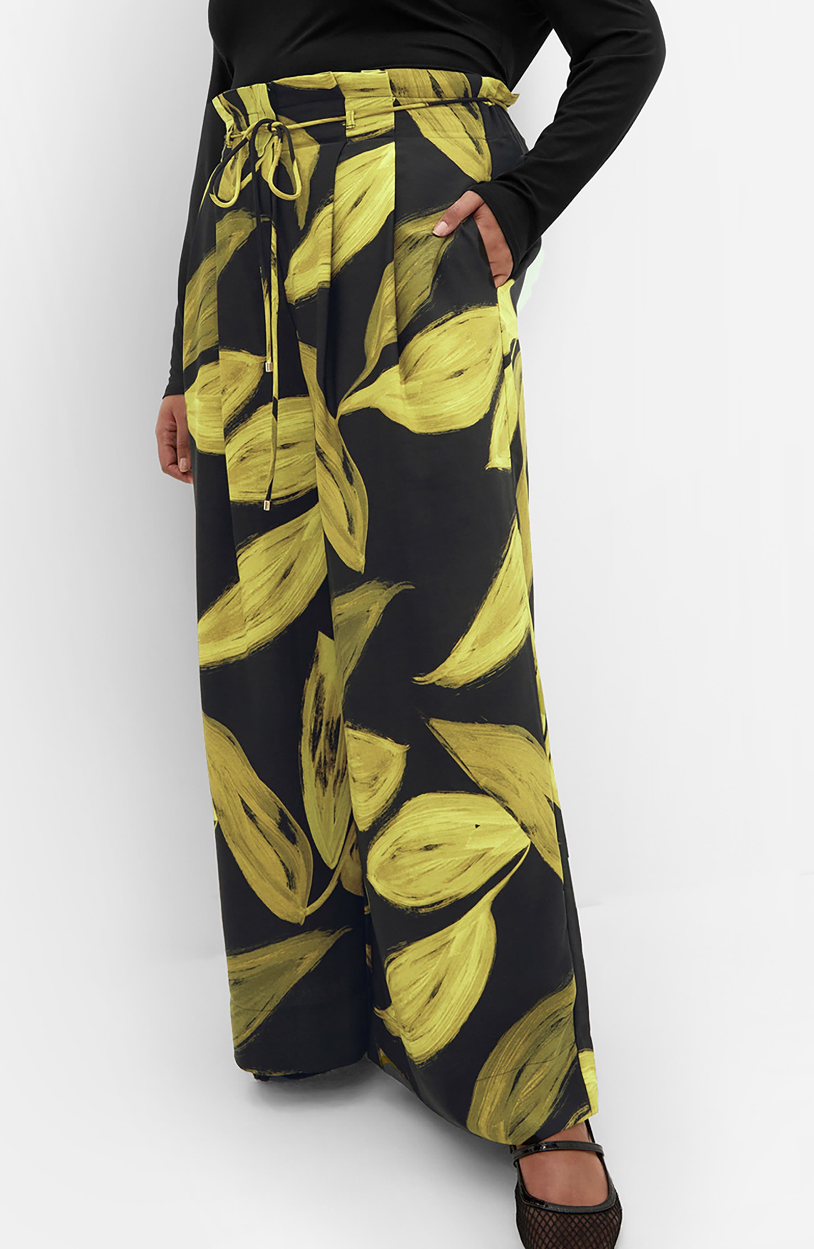 Shania Paperbag Waist Wide Leg Pants - image 1
