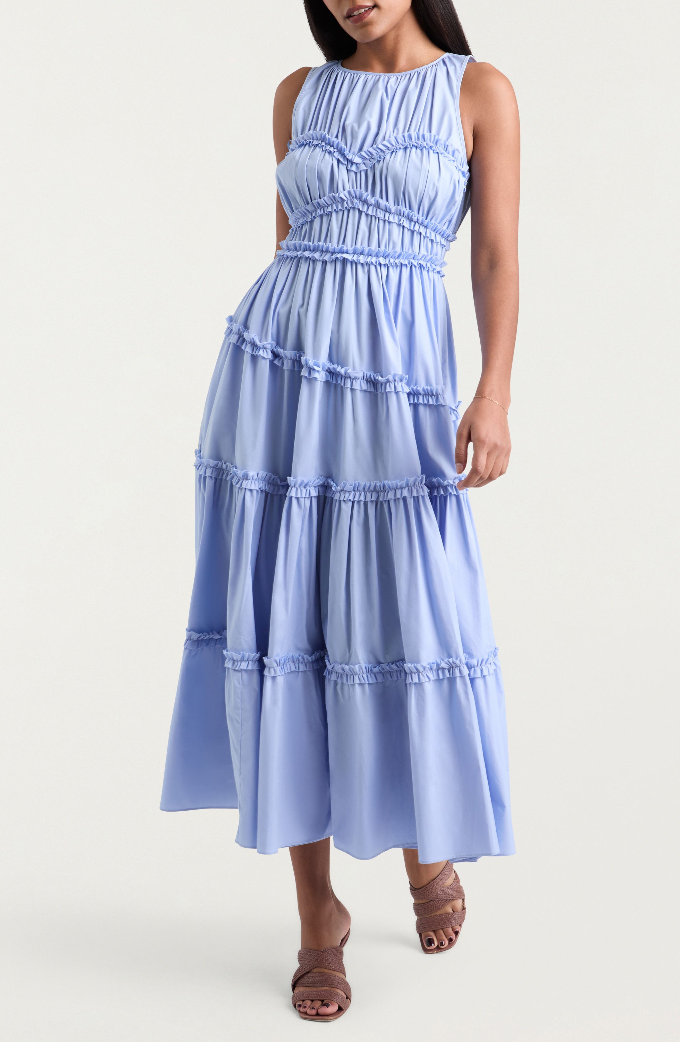 Sirrina Ruffle Tiered Dress - image 1