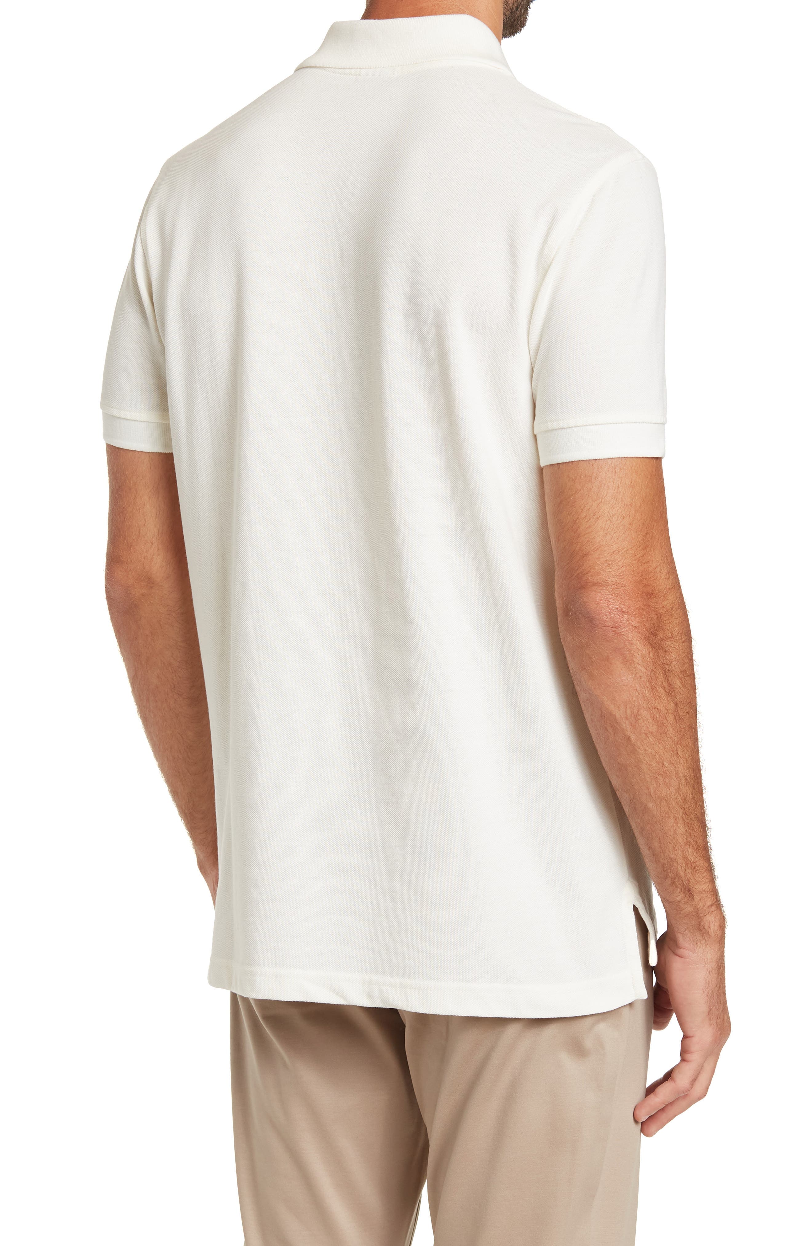 Solid Pique Slim Fit Polo - image 2