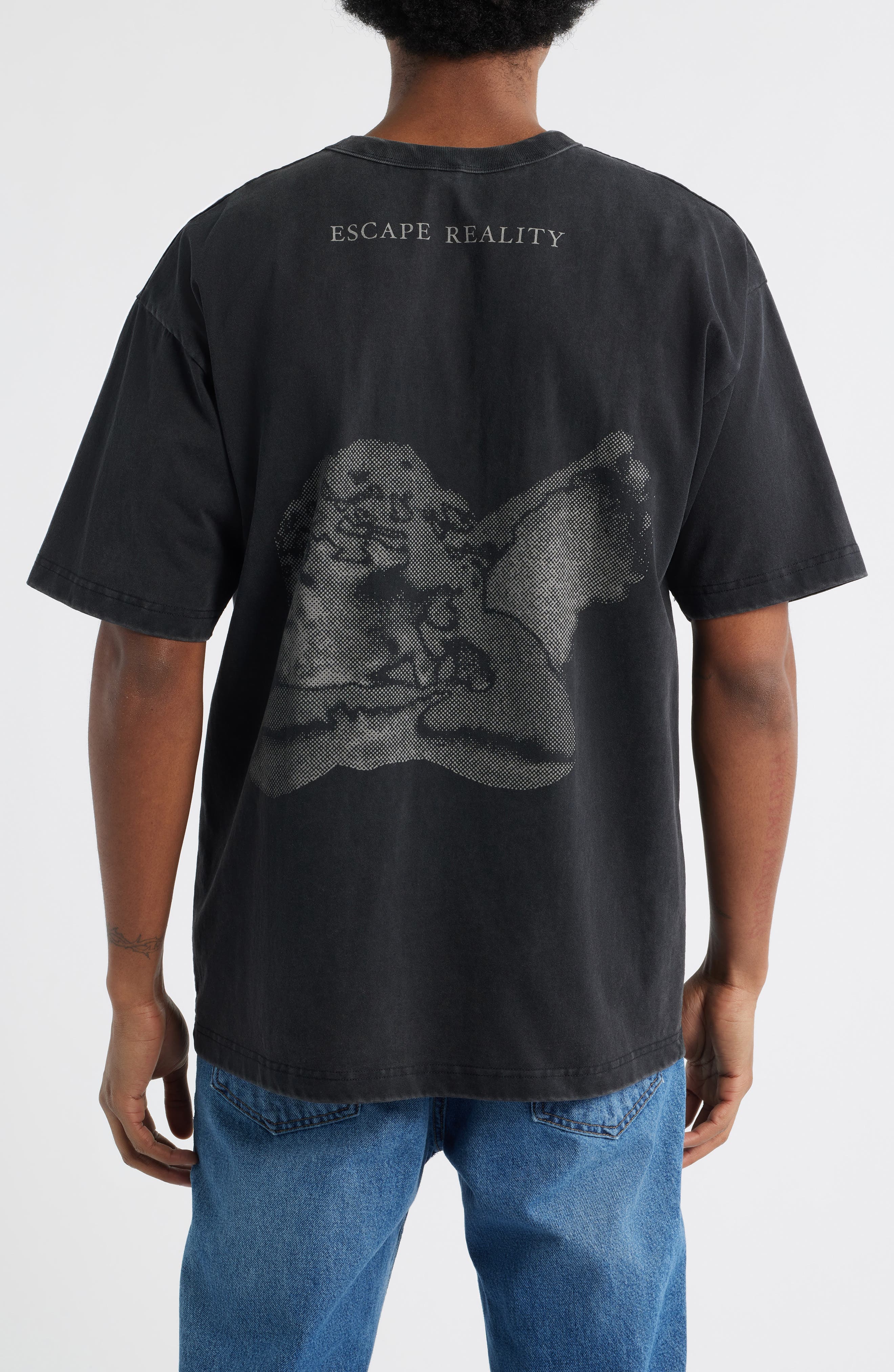 Escape Reality Cotton Graphic T-Shirt - image 2