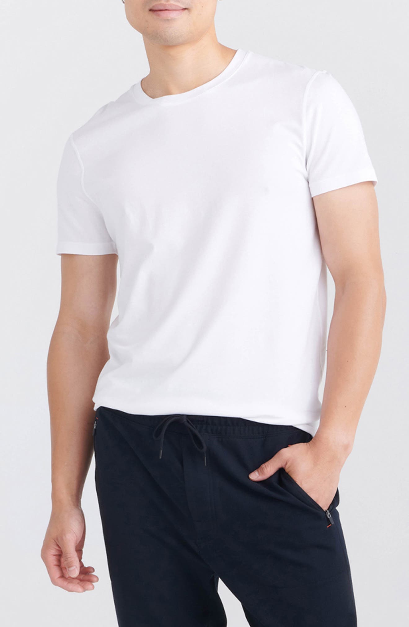 DropTemp Cooling Cotton Slim Fit Crewneck Undershirt - image 3