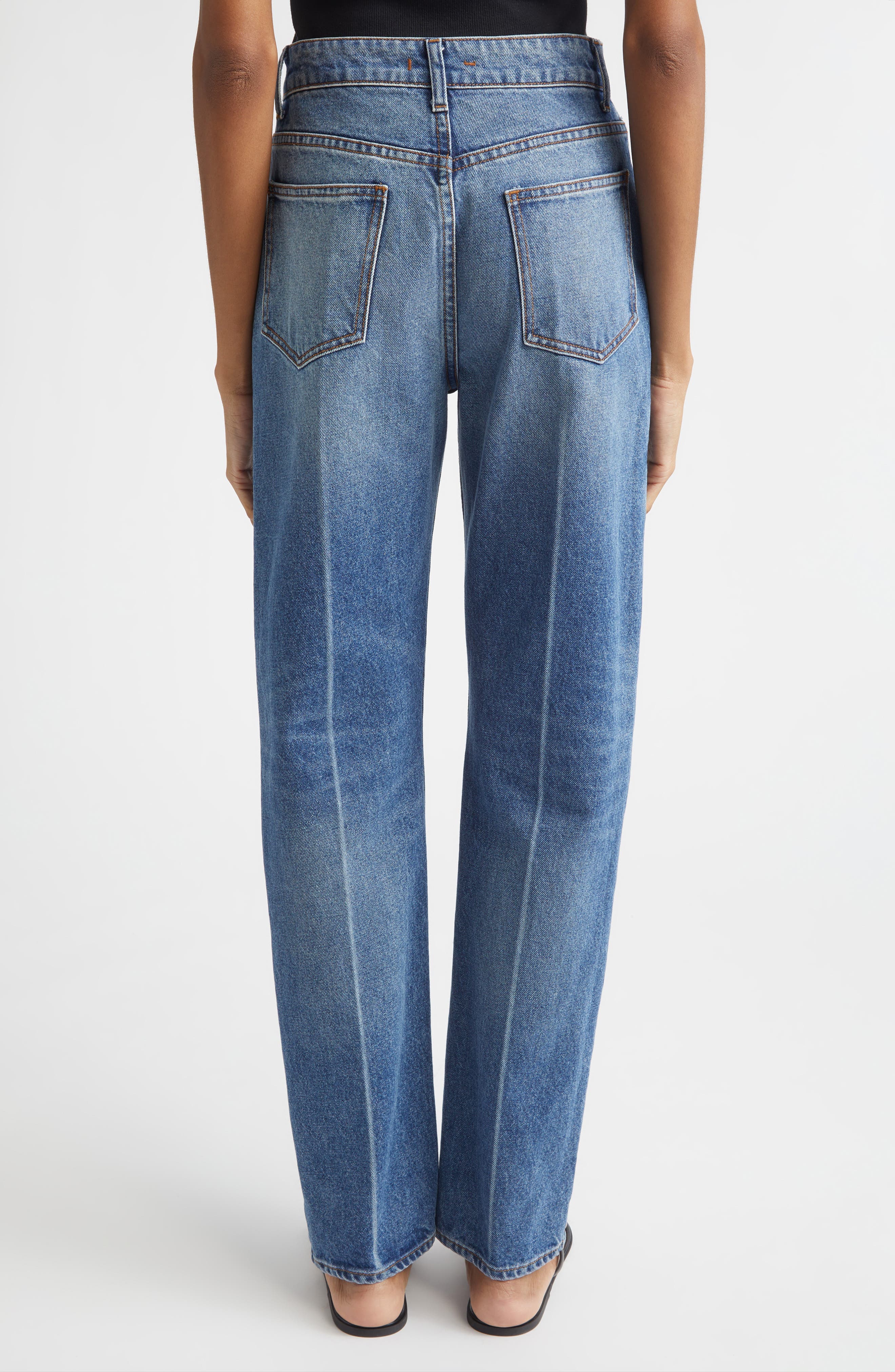 Noon High Waist Straight Leg Jeans - image 2