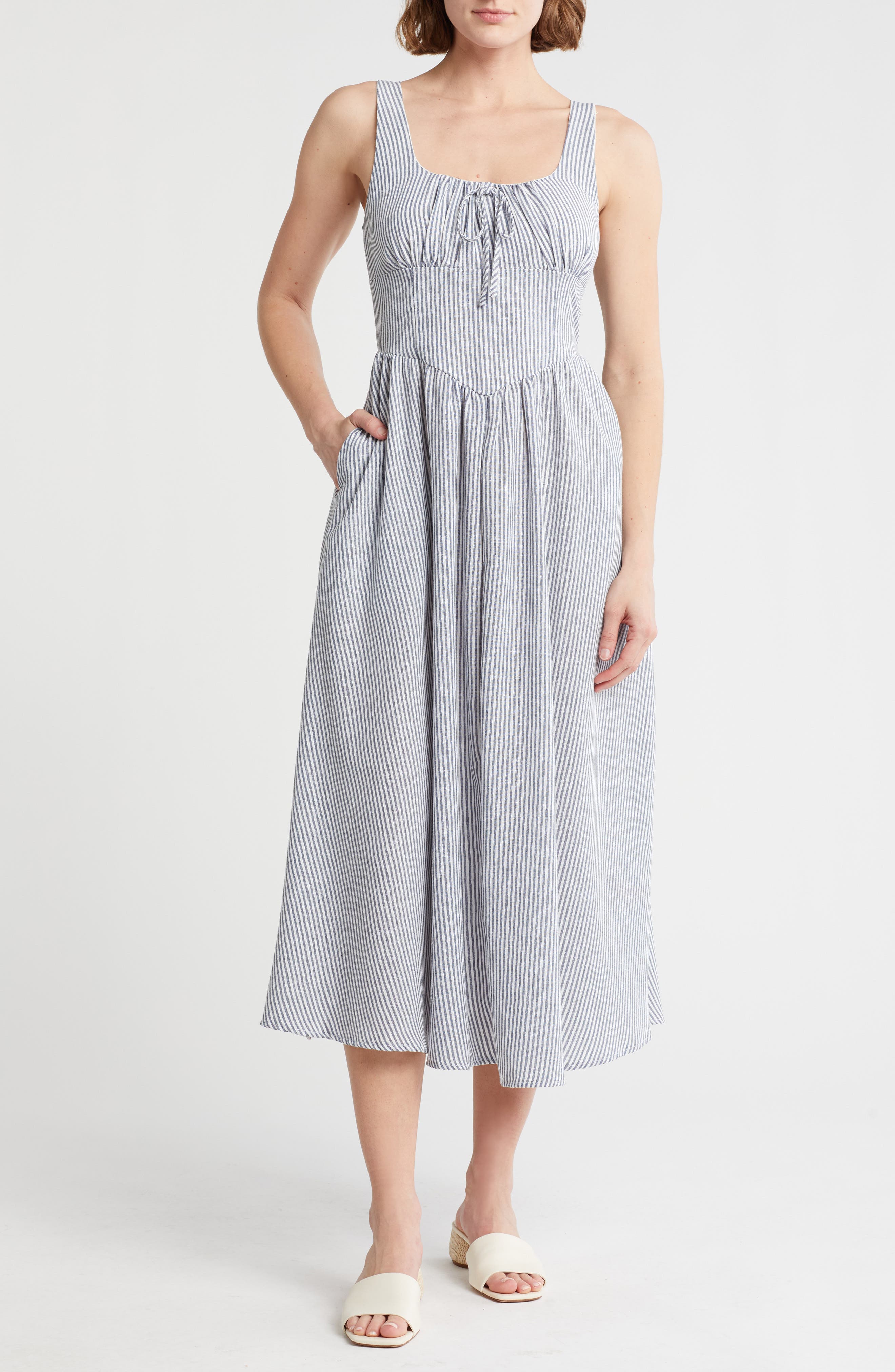 Sleeveless Midi Dress - image 3