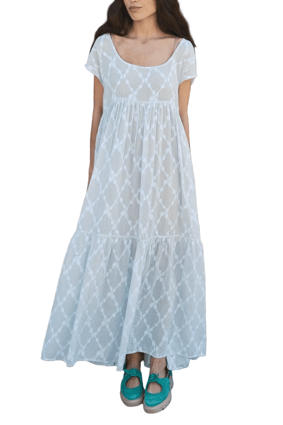 LouLou Tiered Low Scoop Maxidress - image 5