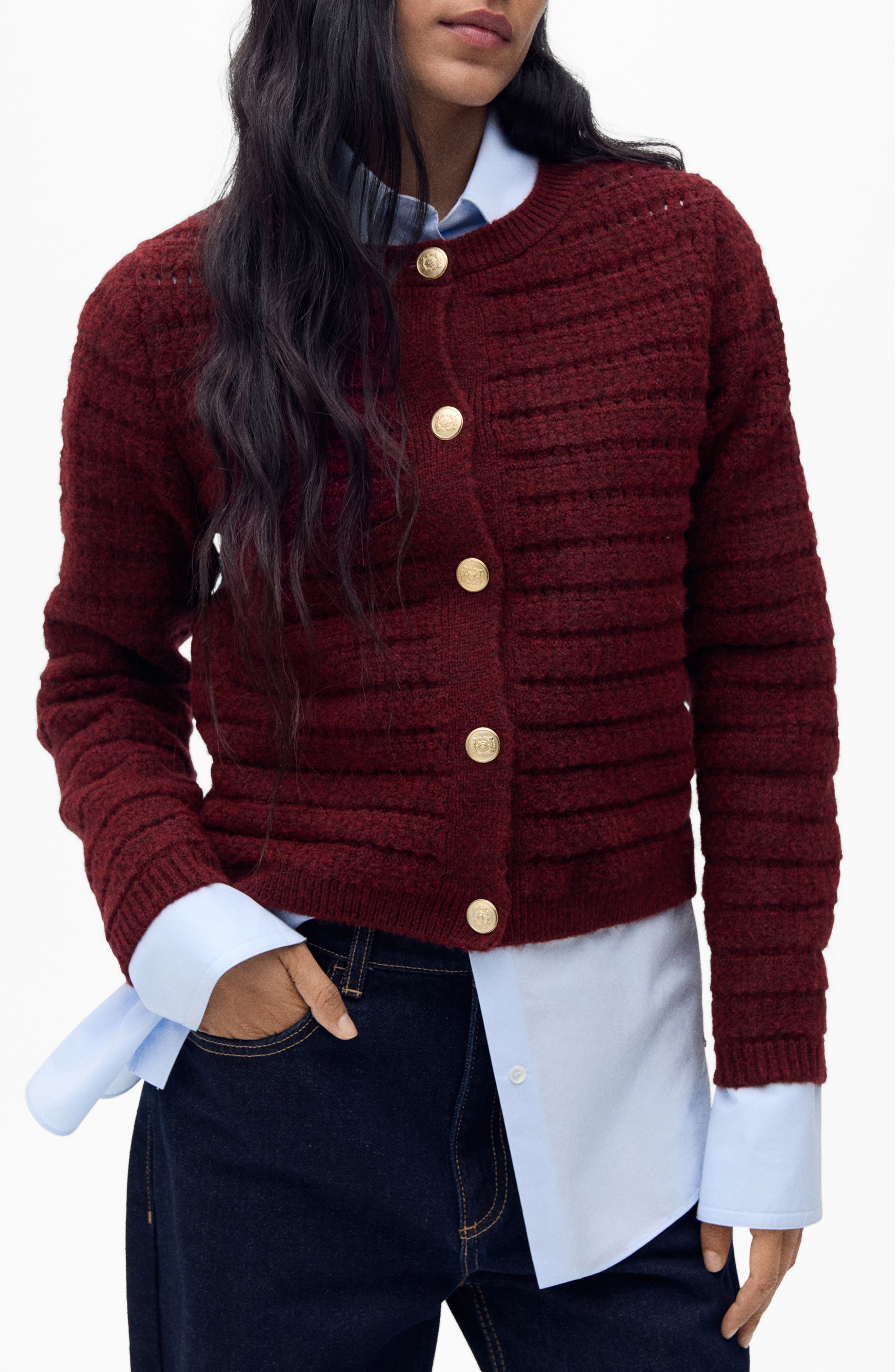 Open Stitch Cardigan - image 1