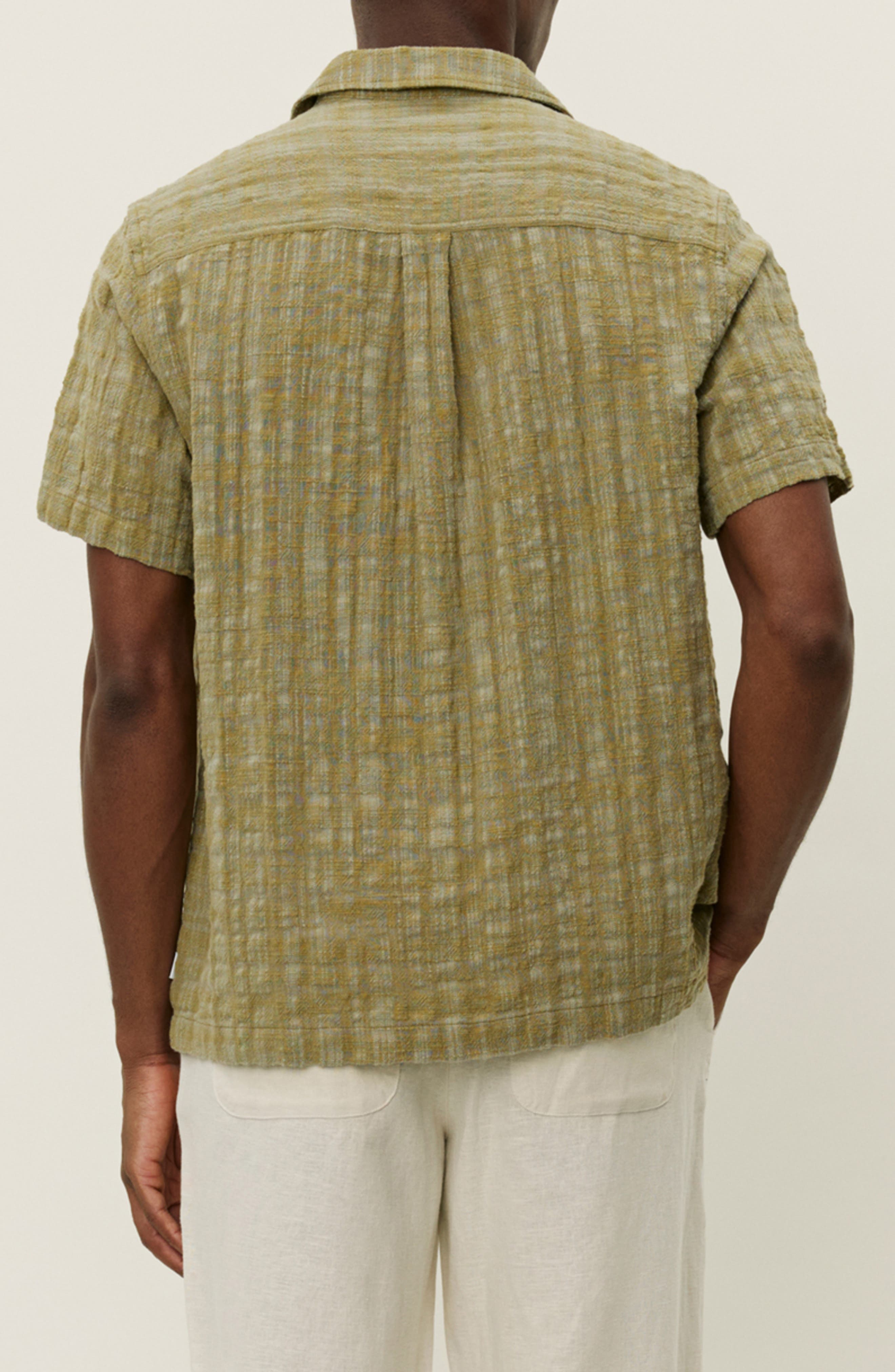 Lesley Slub Cotton Camp Shirt - image 2