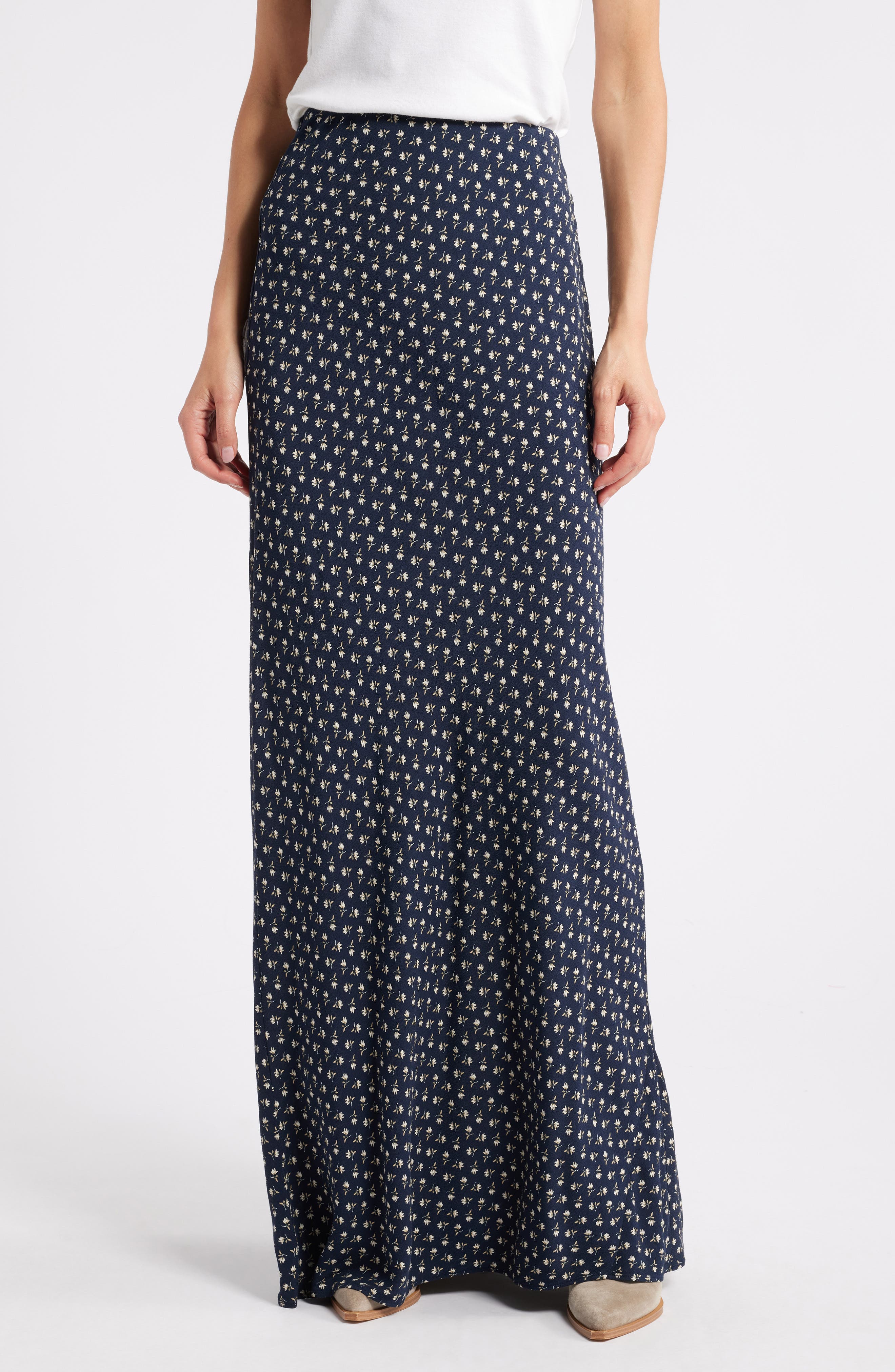 Floral Maxi Skirt - image 1
