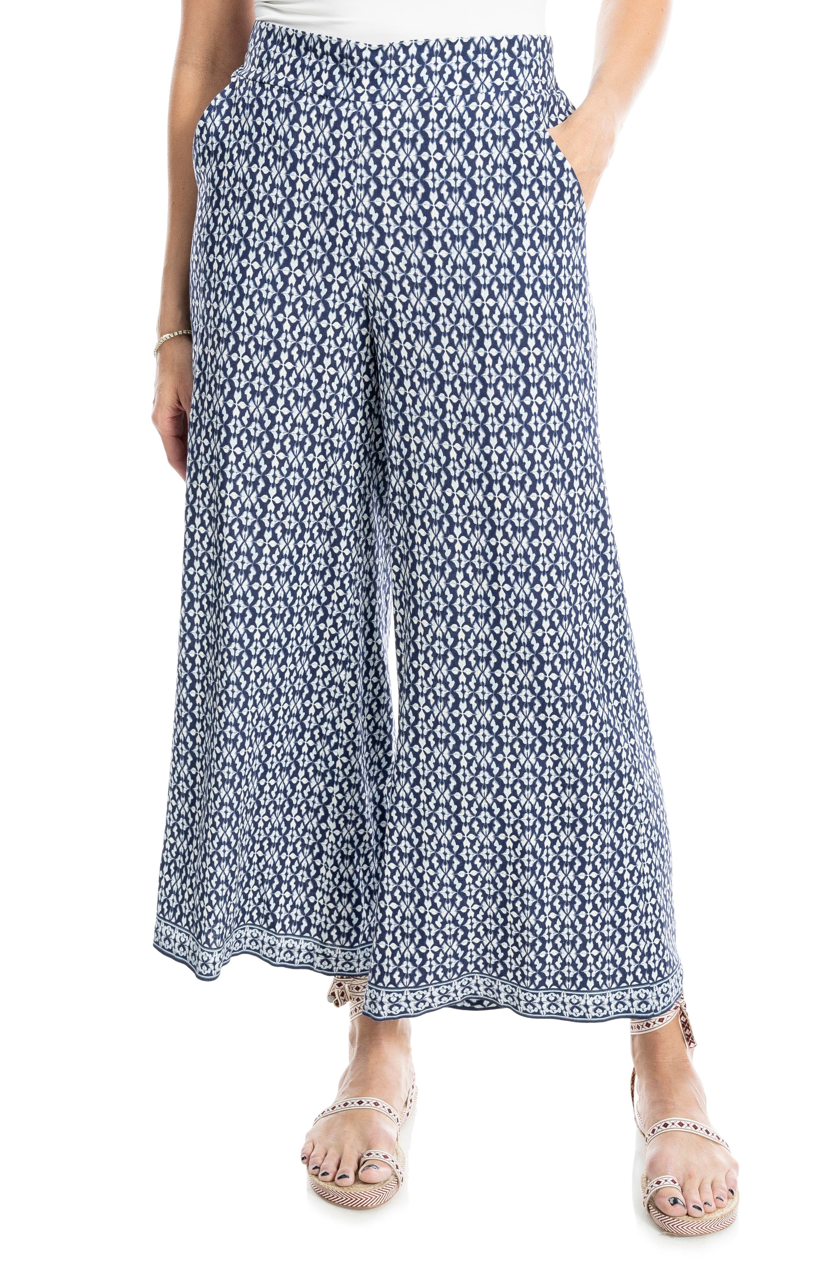 Wide Leg Pull-On Crop Pants - image 5