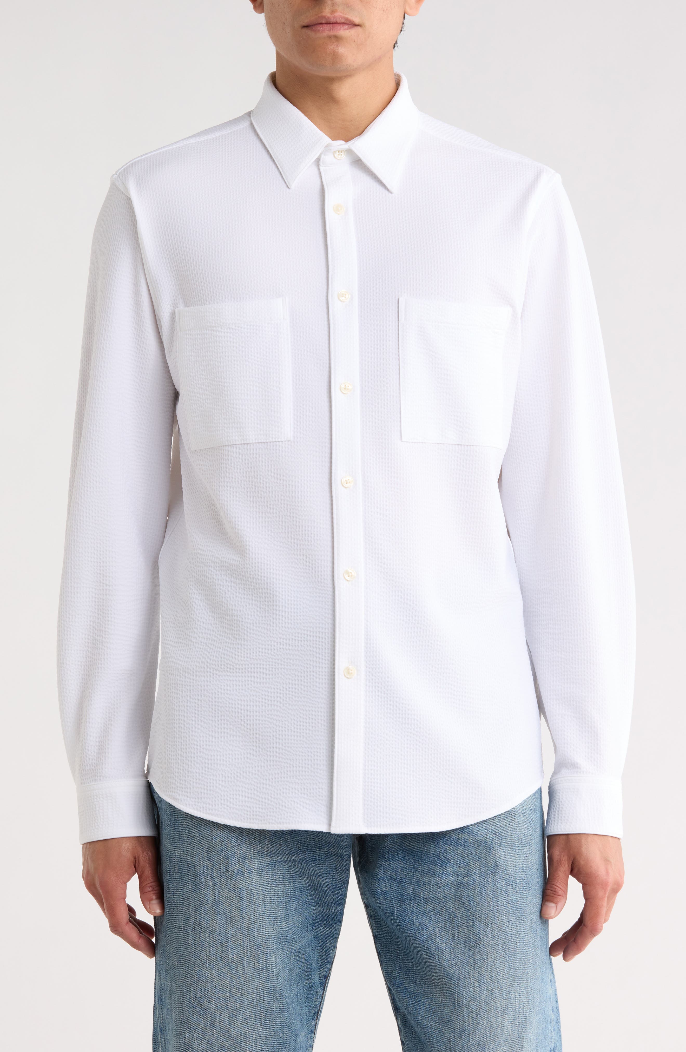 Irving 2P Stretch Button-Up Shirt - image 1
