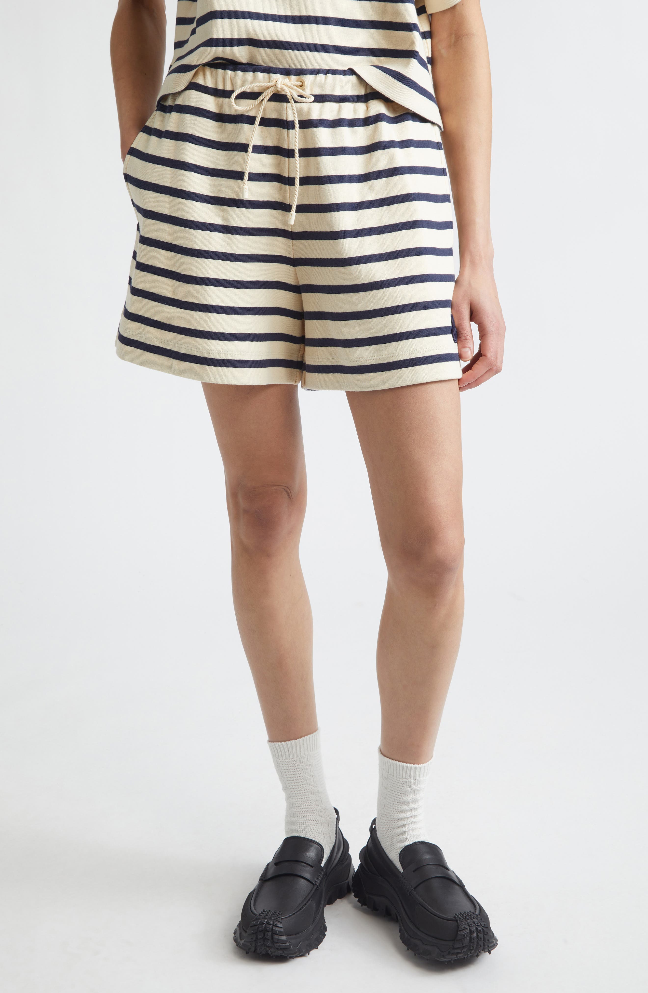 Stripe Cotton Shorts - image 1
