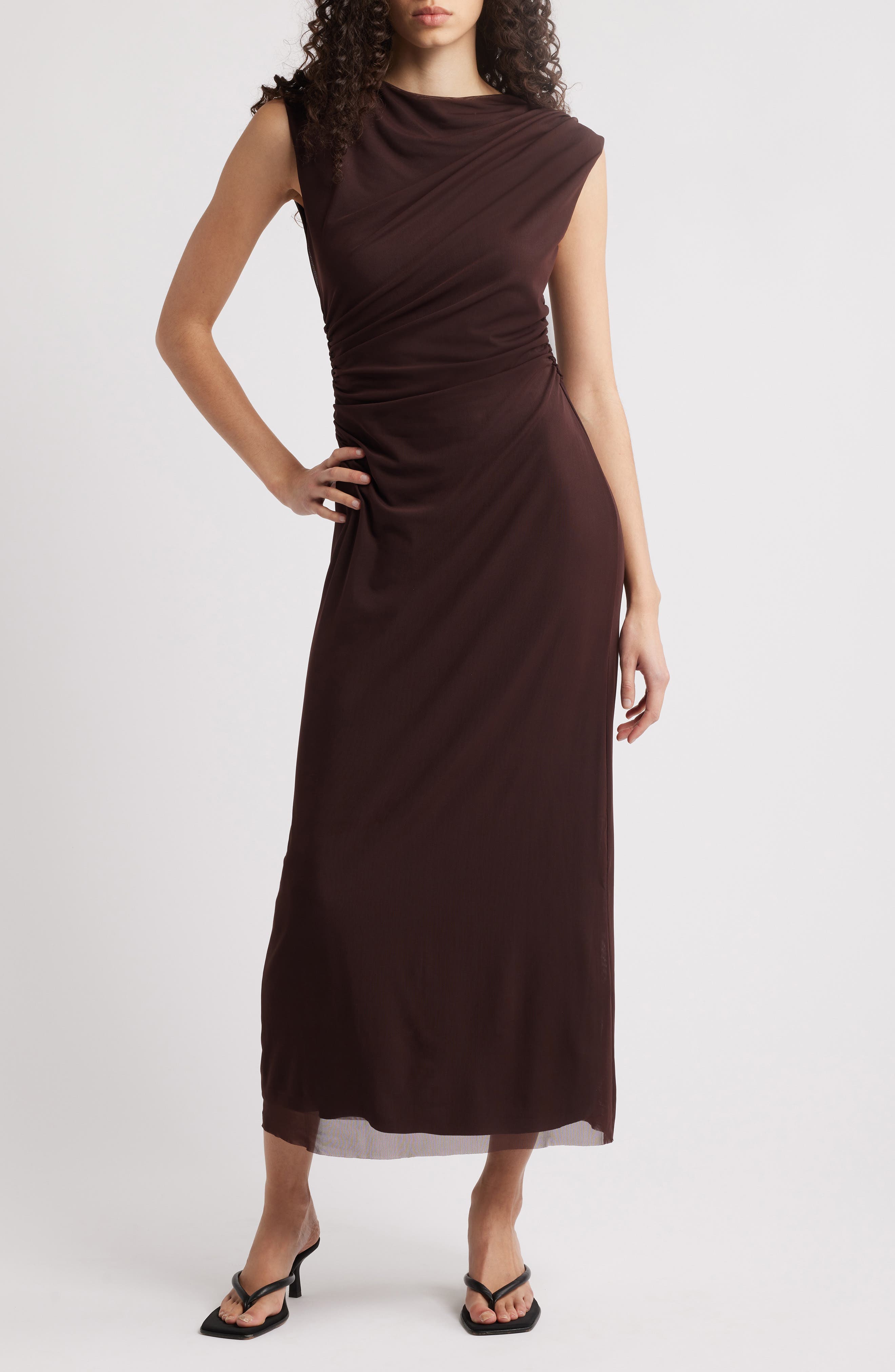 Sleeveless Mesh Dress - image 1