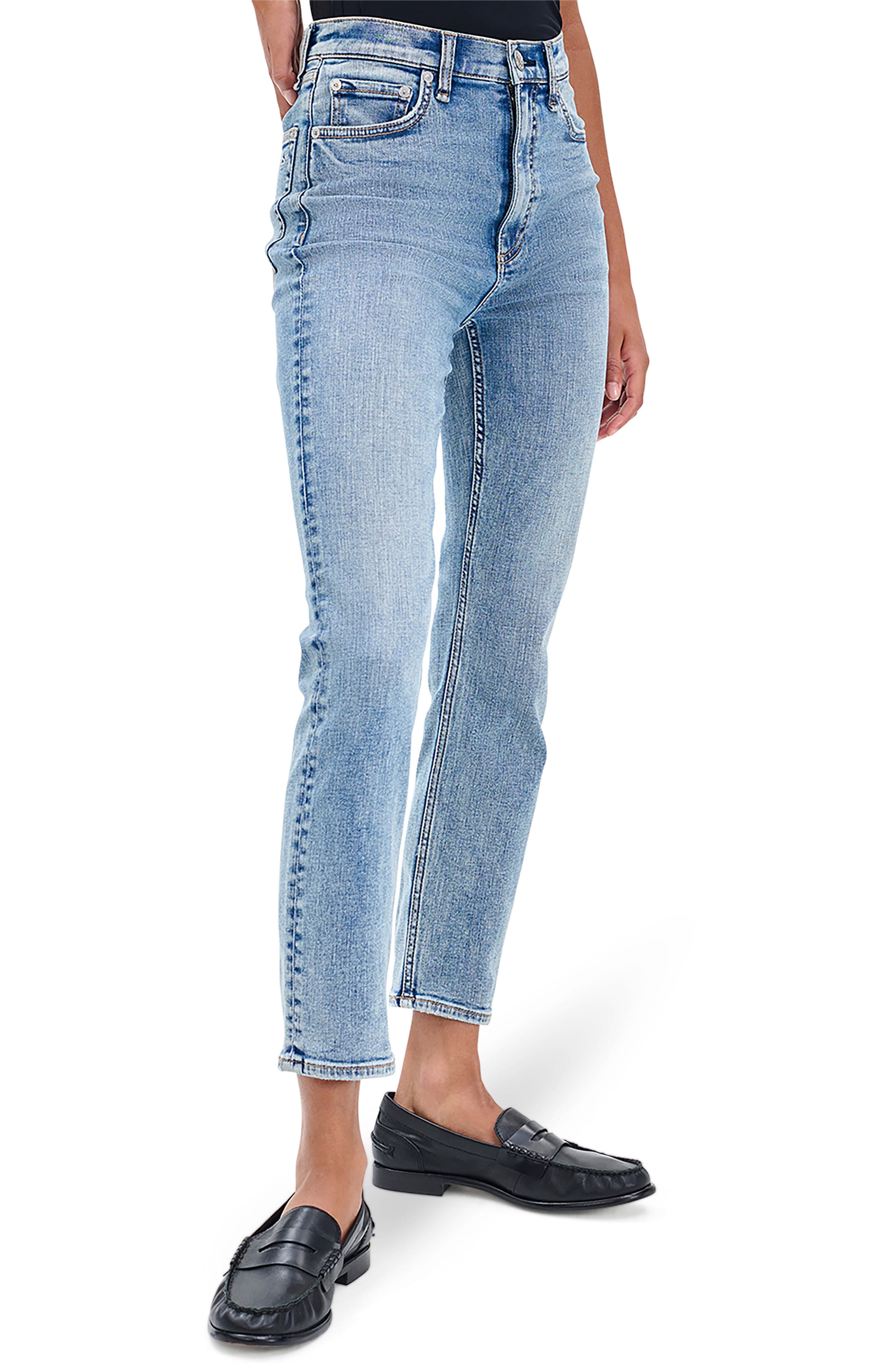 Flexi Wren High Waist Ankle Slim Straight Leg Jeans - image 1