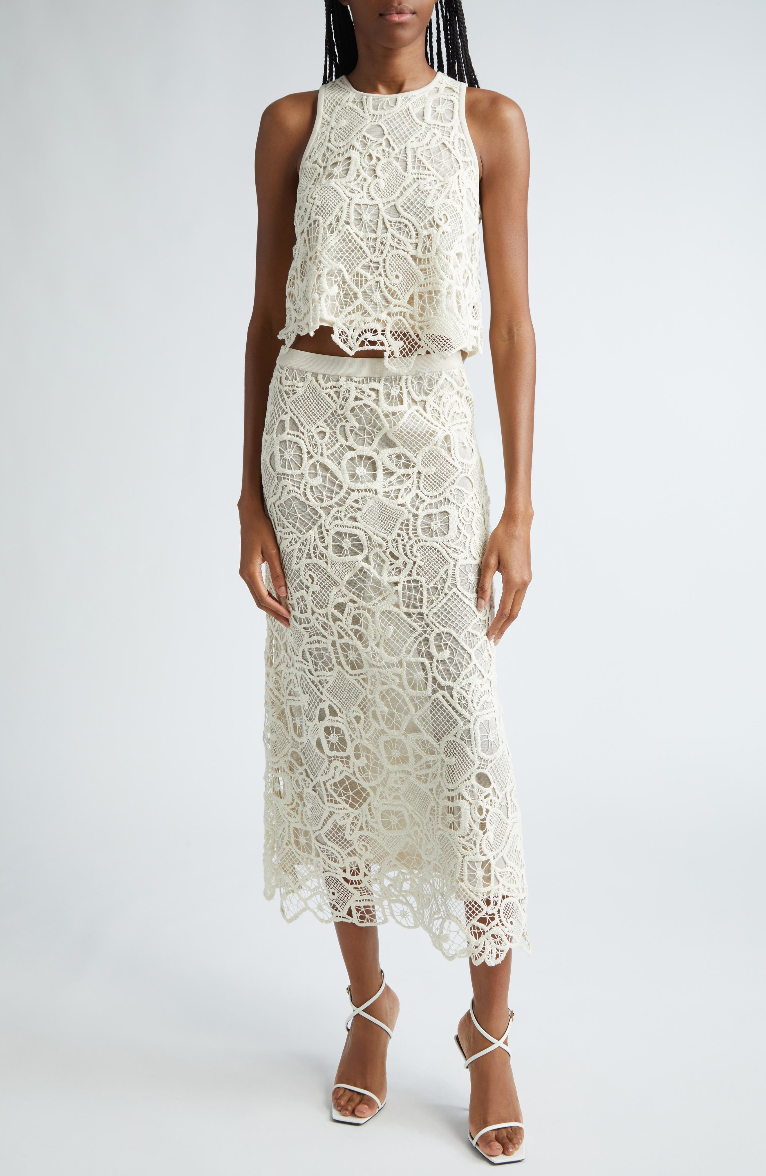 Shay Lace Maxi Skirt - image 2