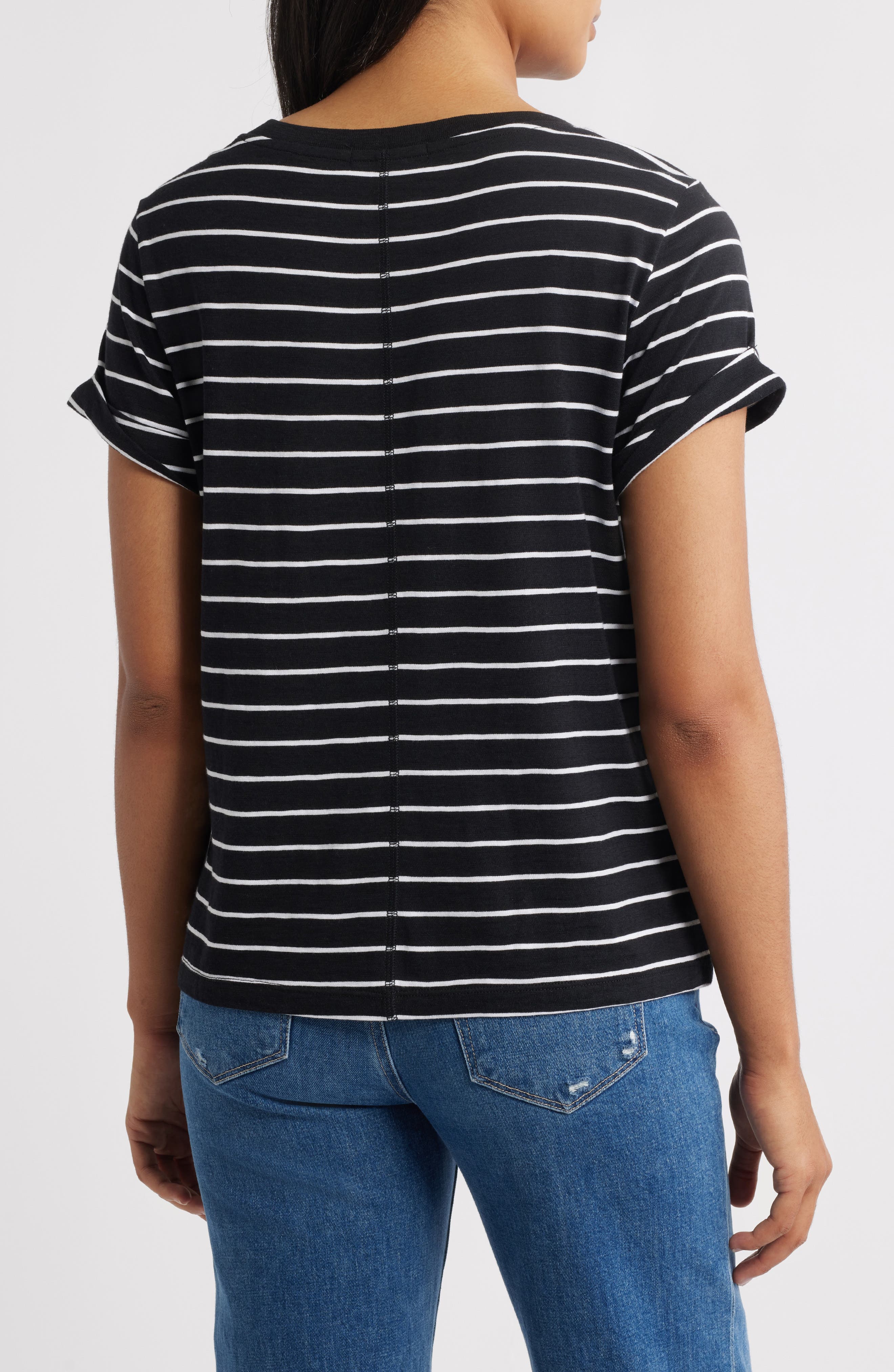 Abstract Print Cotton Blend T-Shirt - image 2