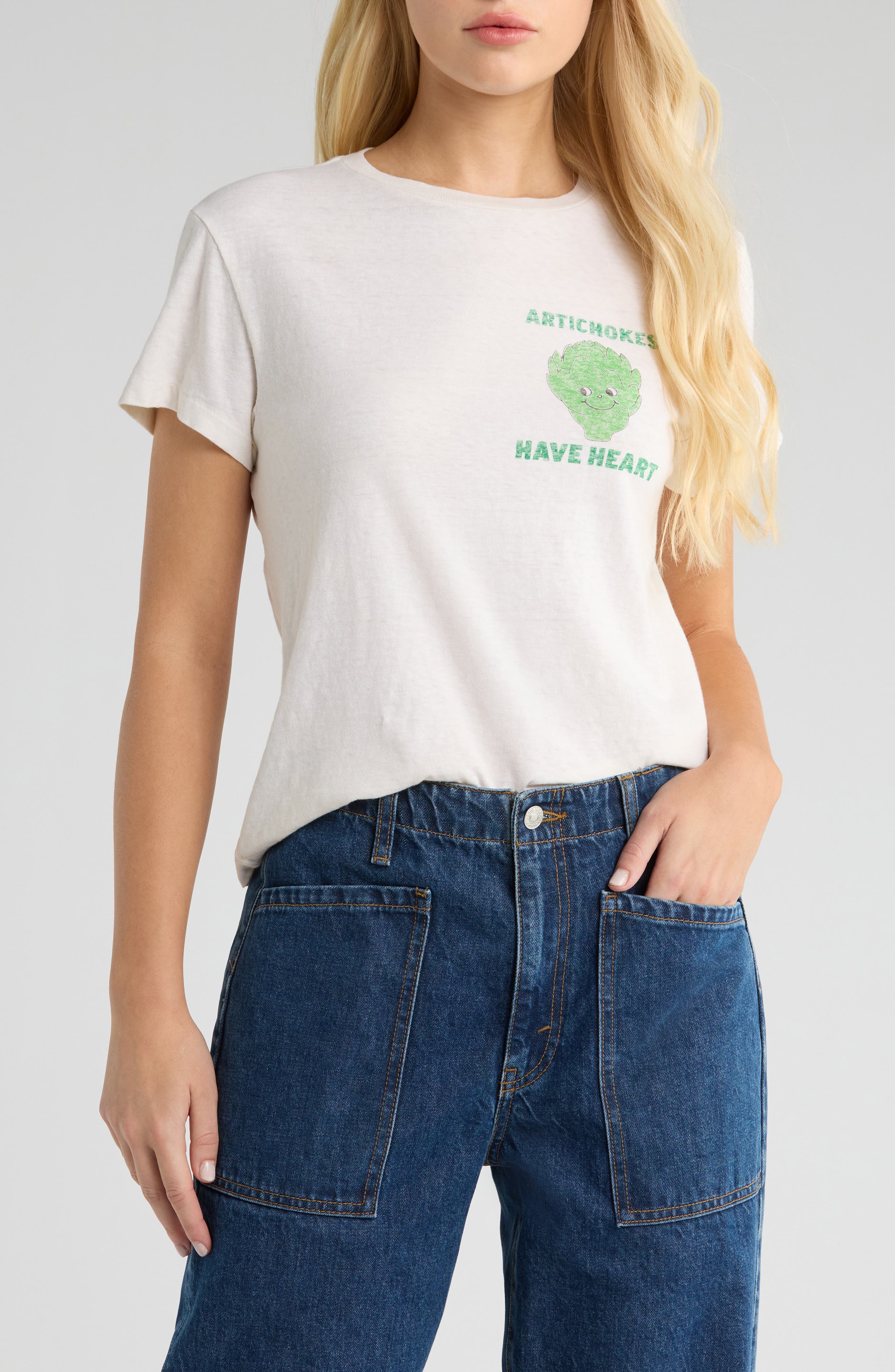 Artichoke Cotton Graphic T-Shirt - image 1