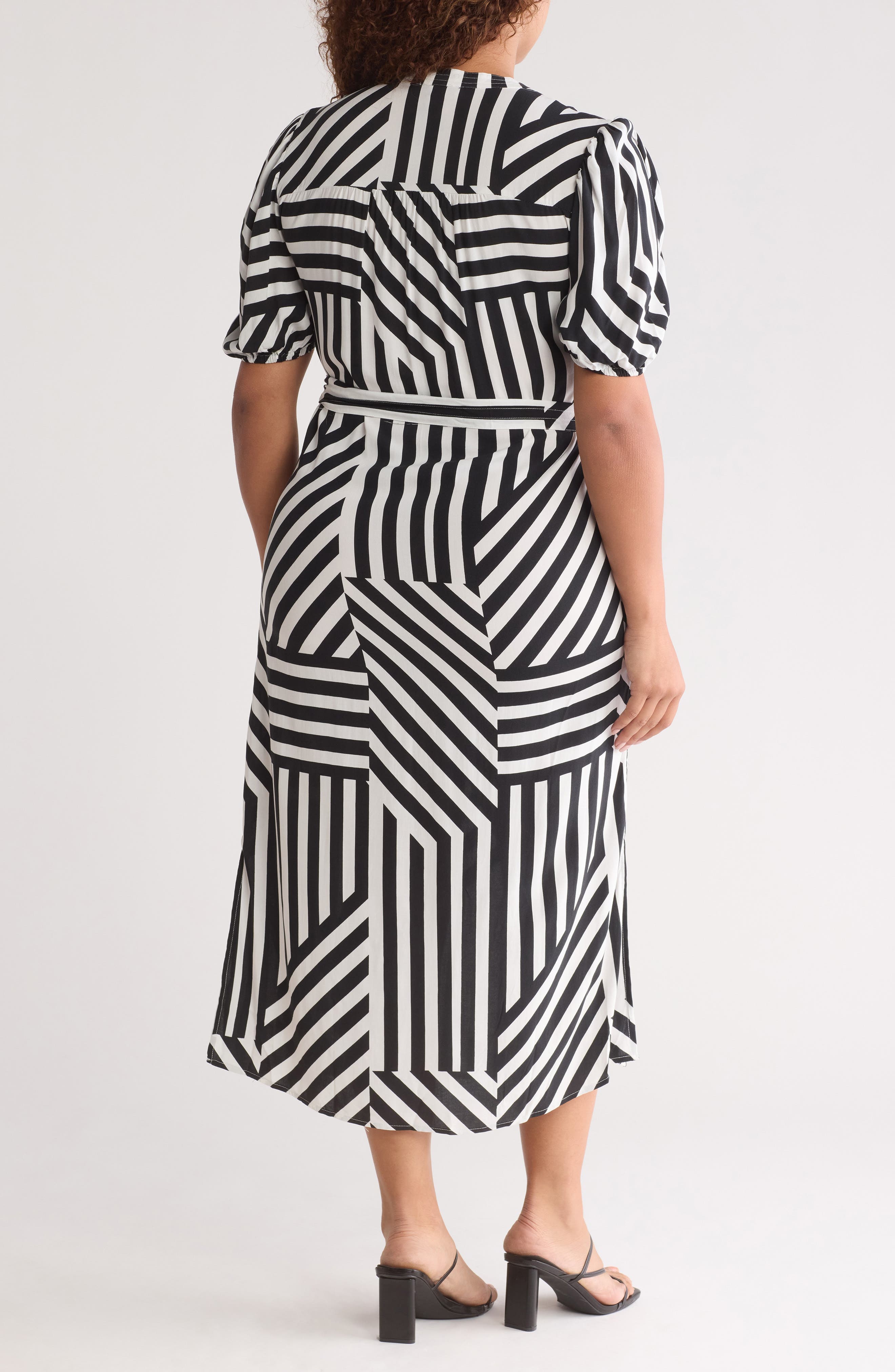 Montana Balloon Sleeve Challis Maxi Dress - image 2