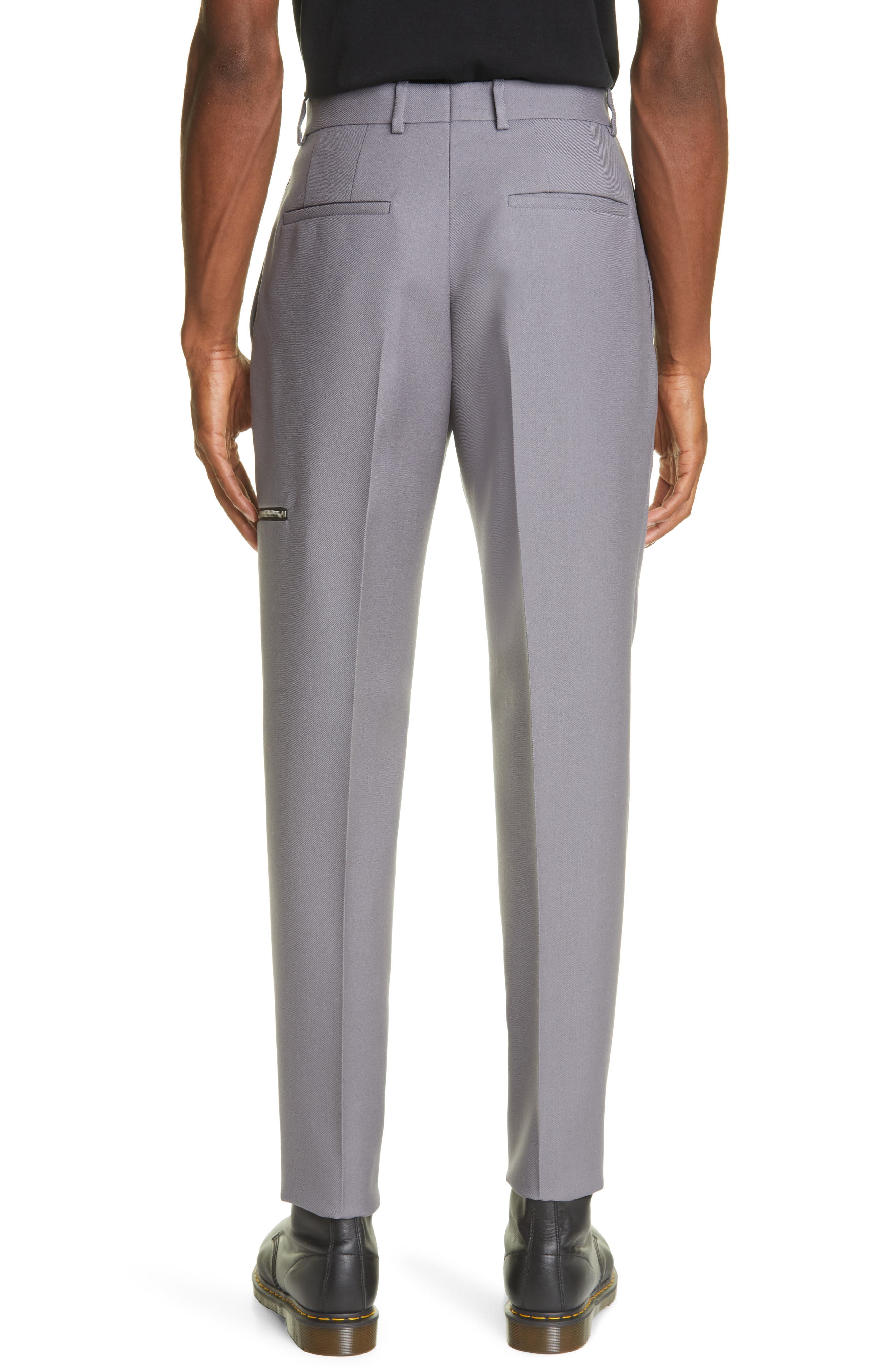 Wool Slim Trousers - image 2