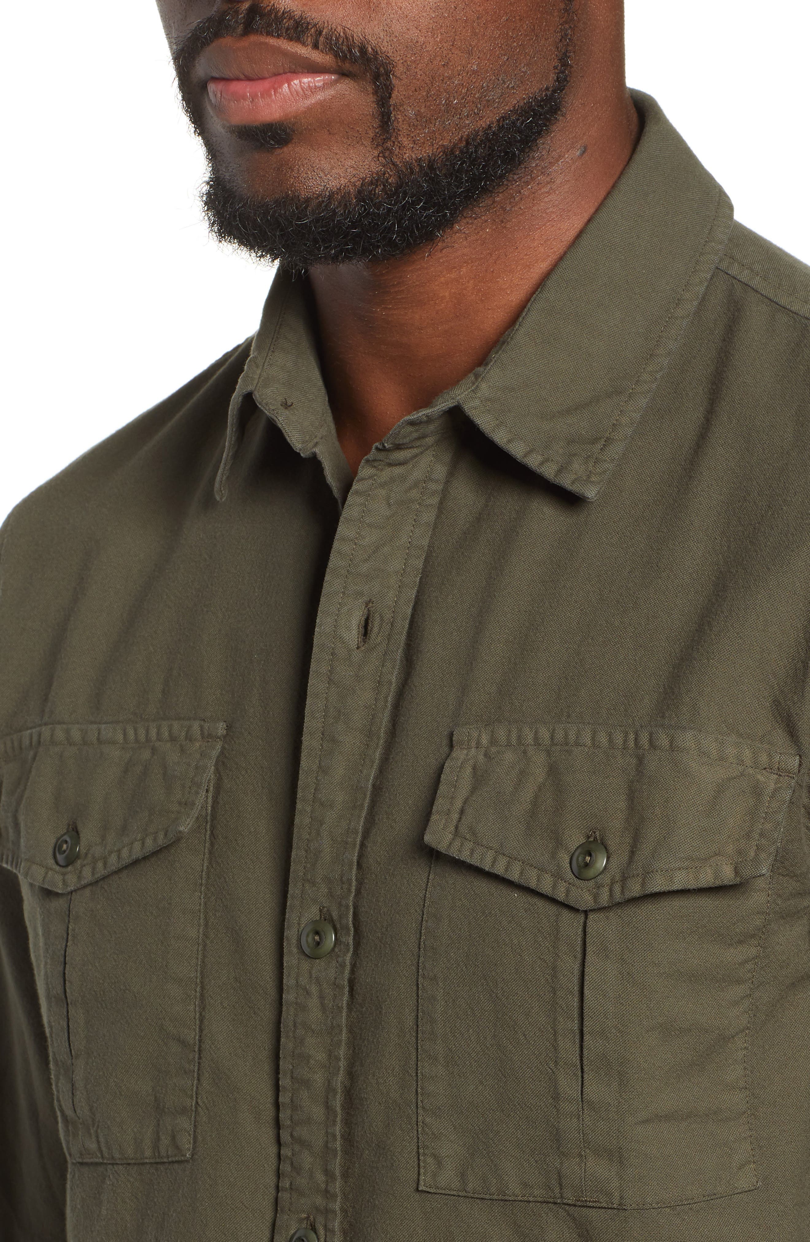 Pioneer Tri-Pocket Long Sleeve Slim Fit Shirt - image 2
