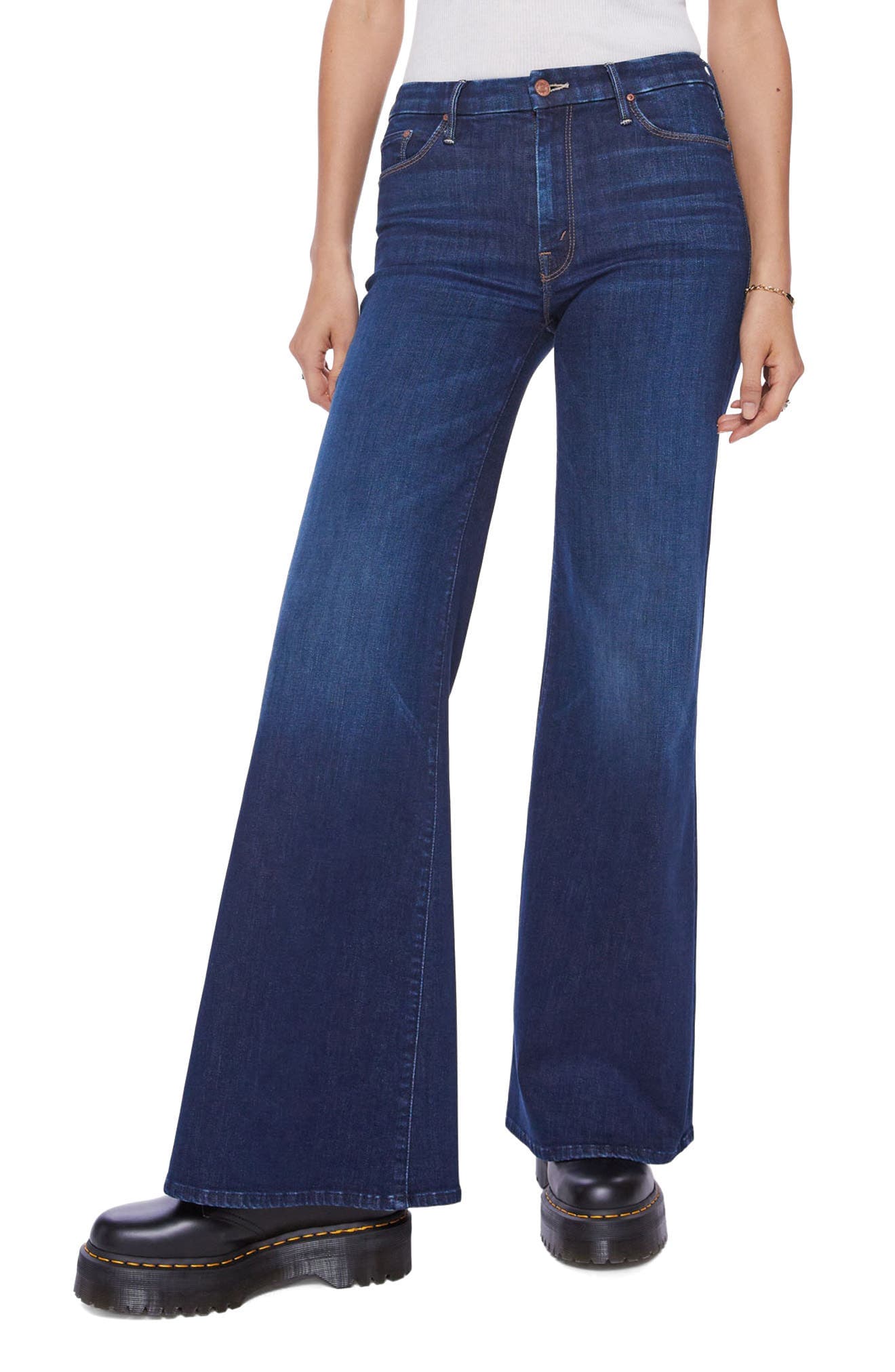 The Roller Sneak High Waist Flare Jeans - image 1