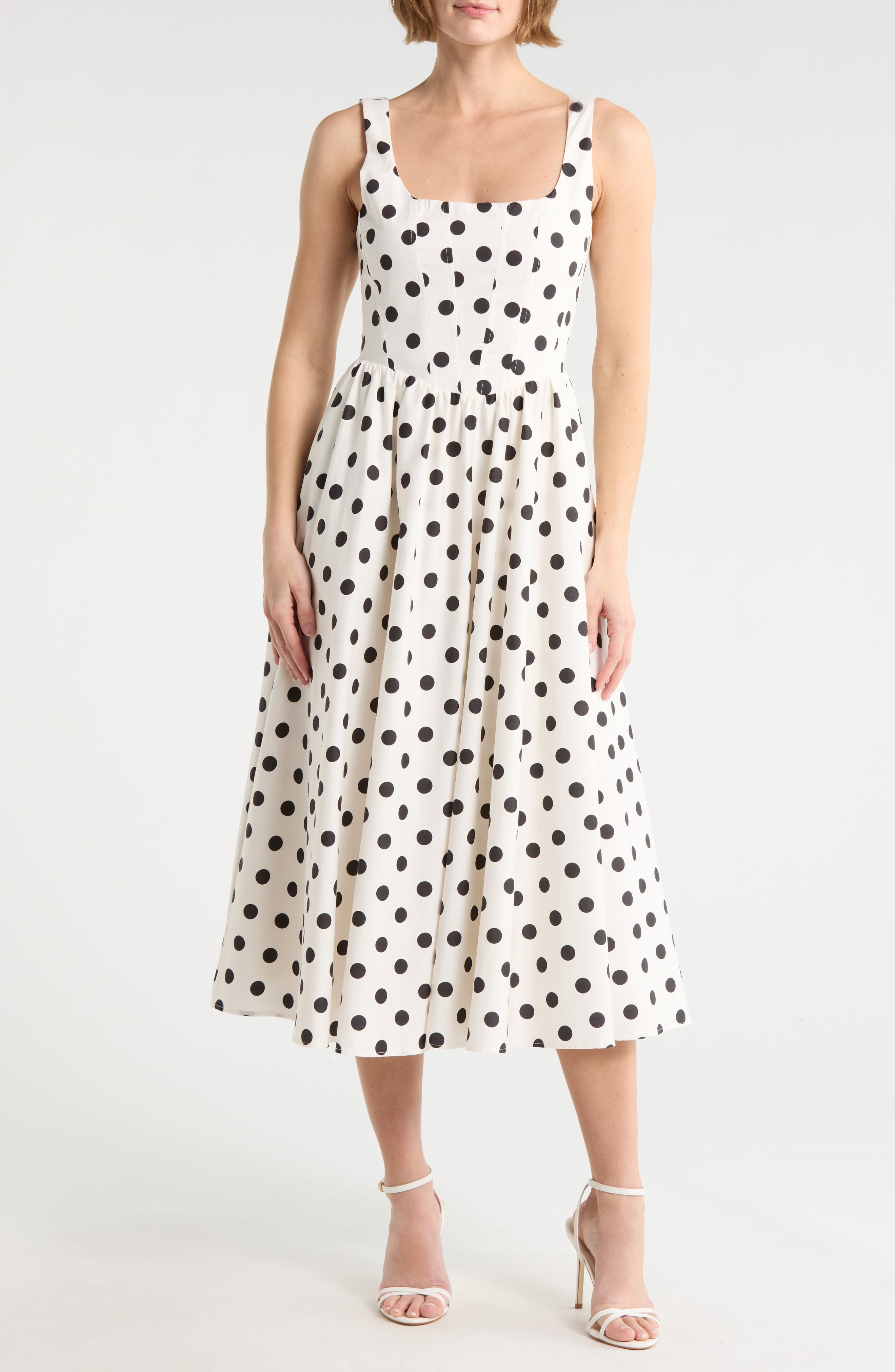 Corset Midi Dress - image 1