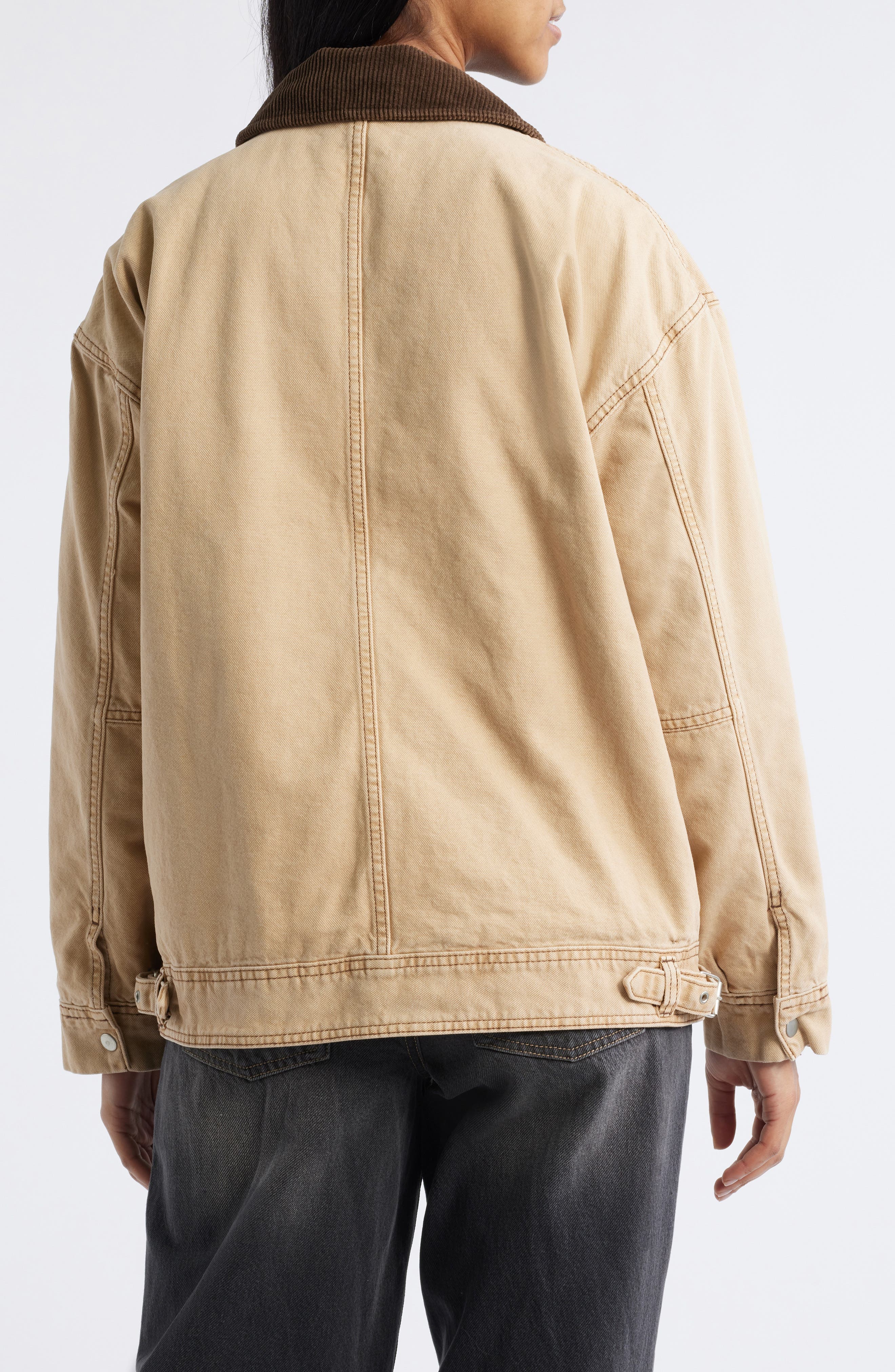 Dex Corduroy Collar Canvas Jacket - image 2