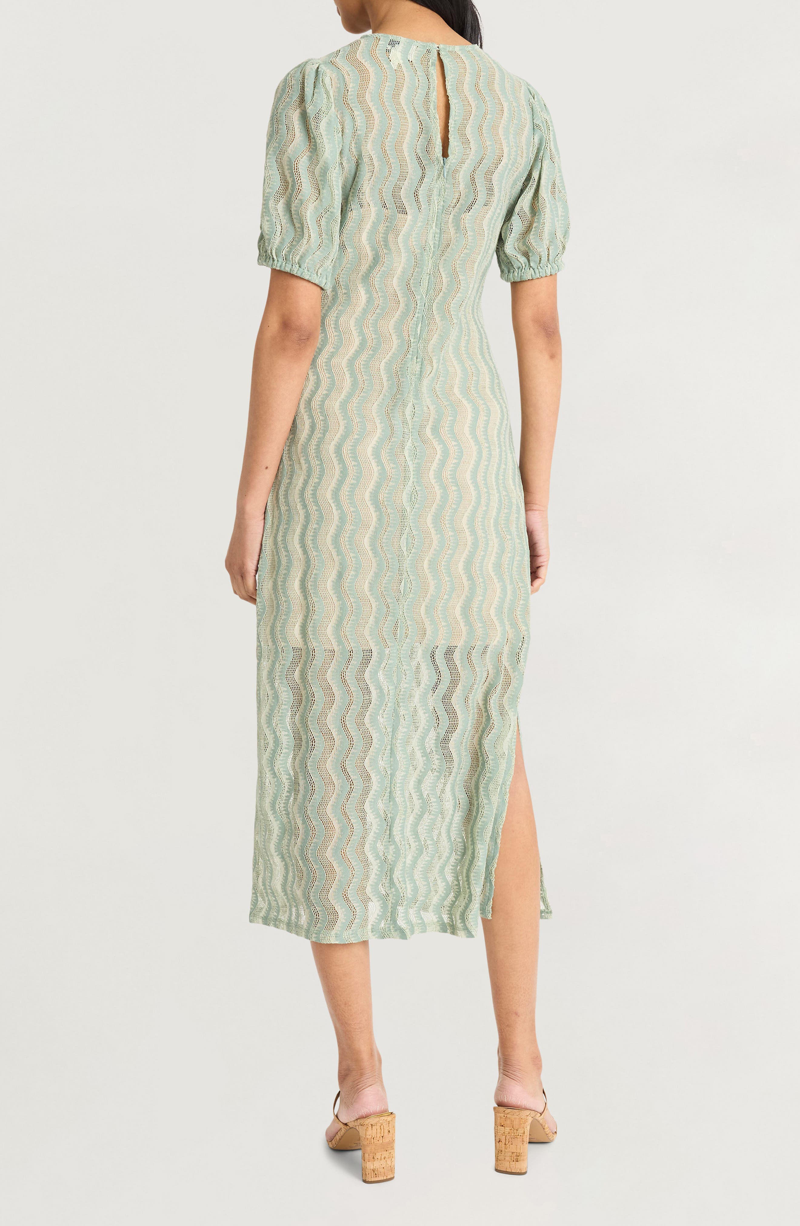 Coastline Knit Midi Dress - image 2