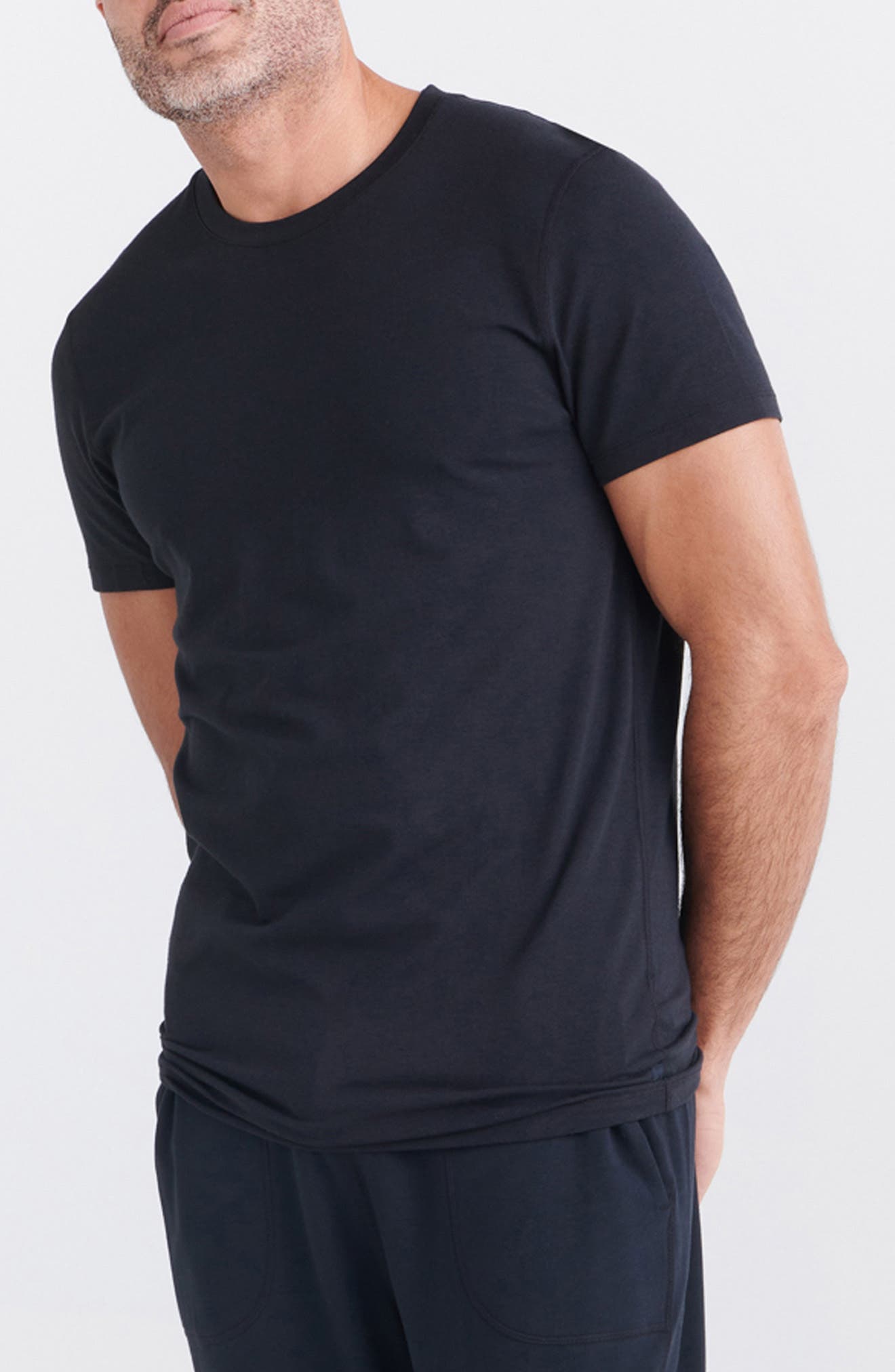 DropTemp Cooling Cotton Slim Fit Crewneck Undershirt - image 1