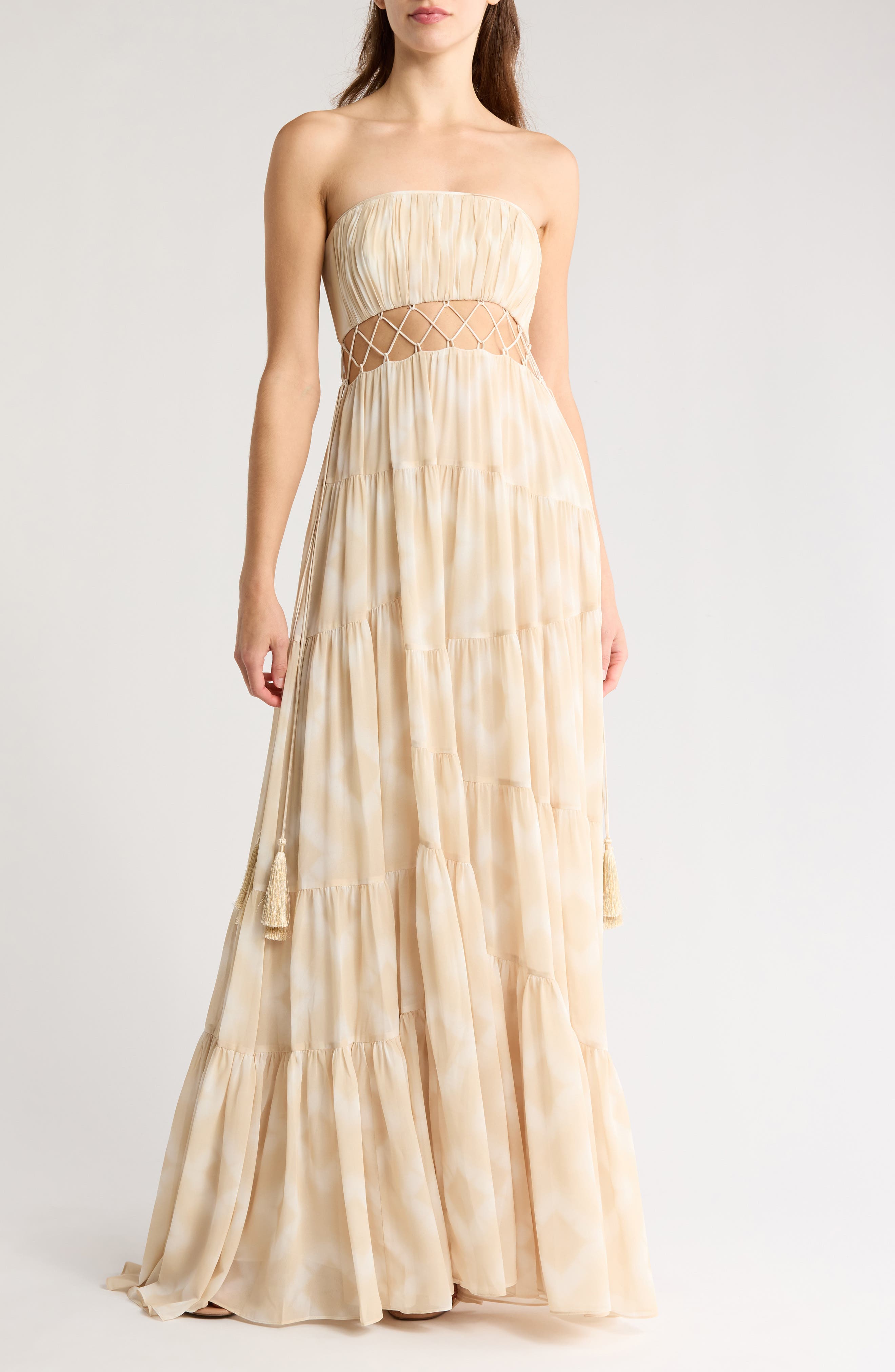 Cora Strapless Gown - image 1