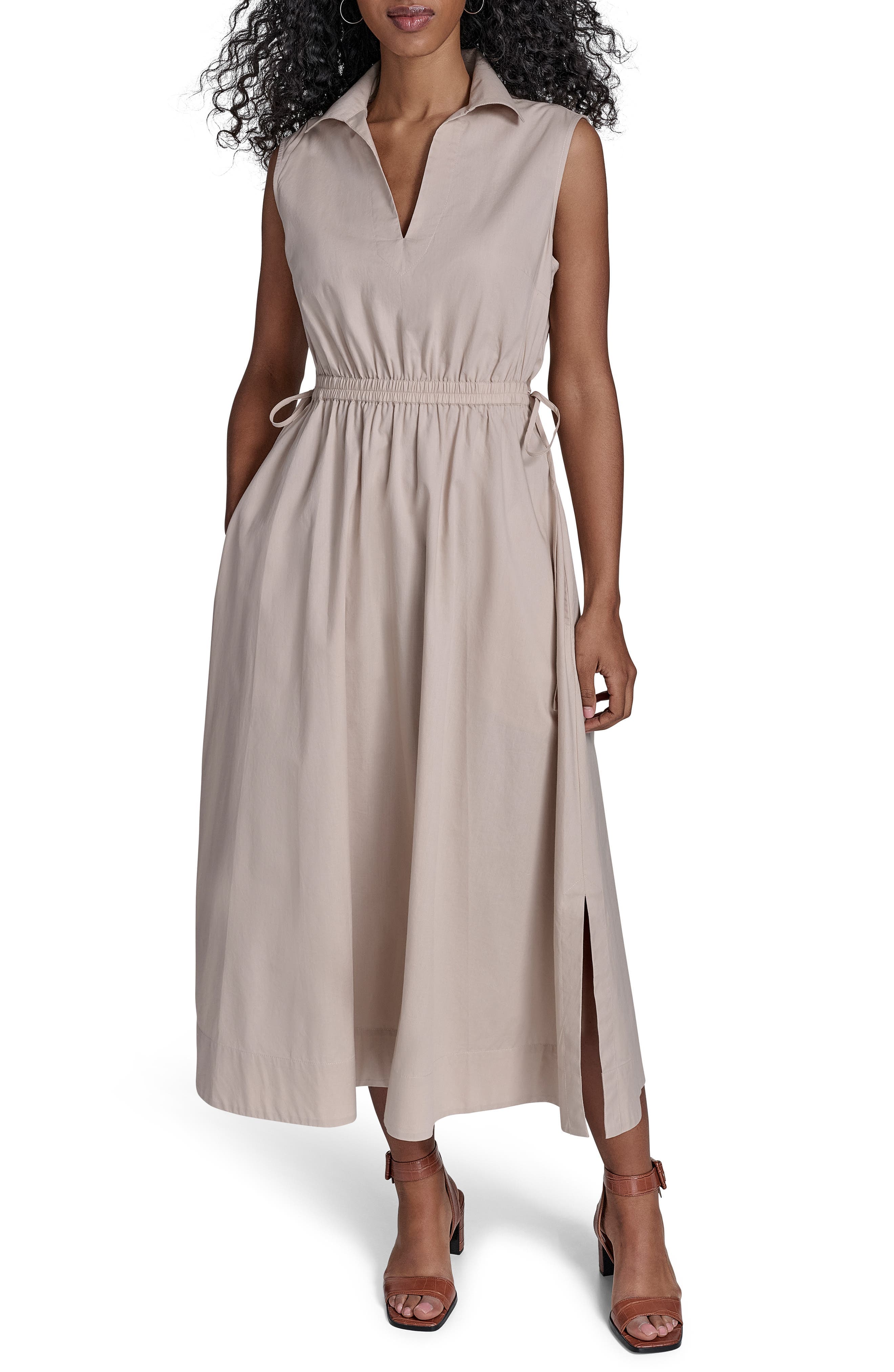 Cutout Cotton Maxi Dress - image 5