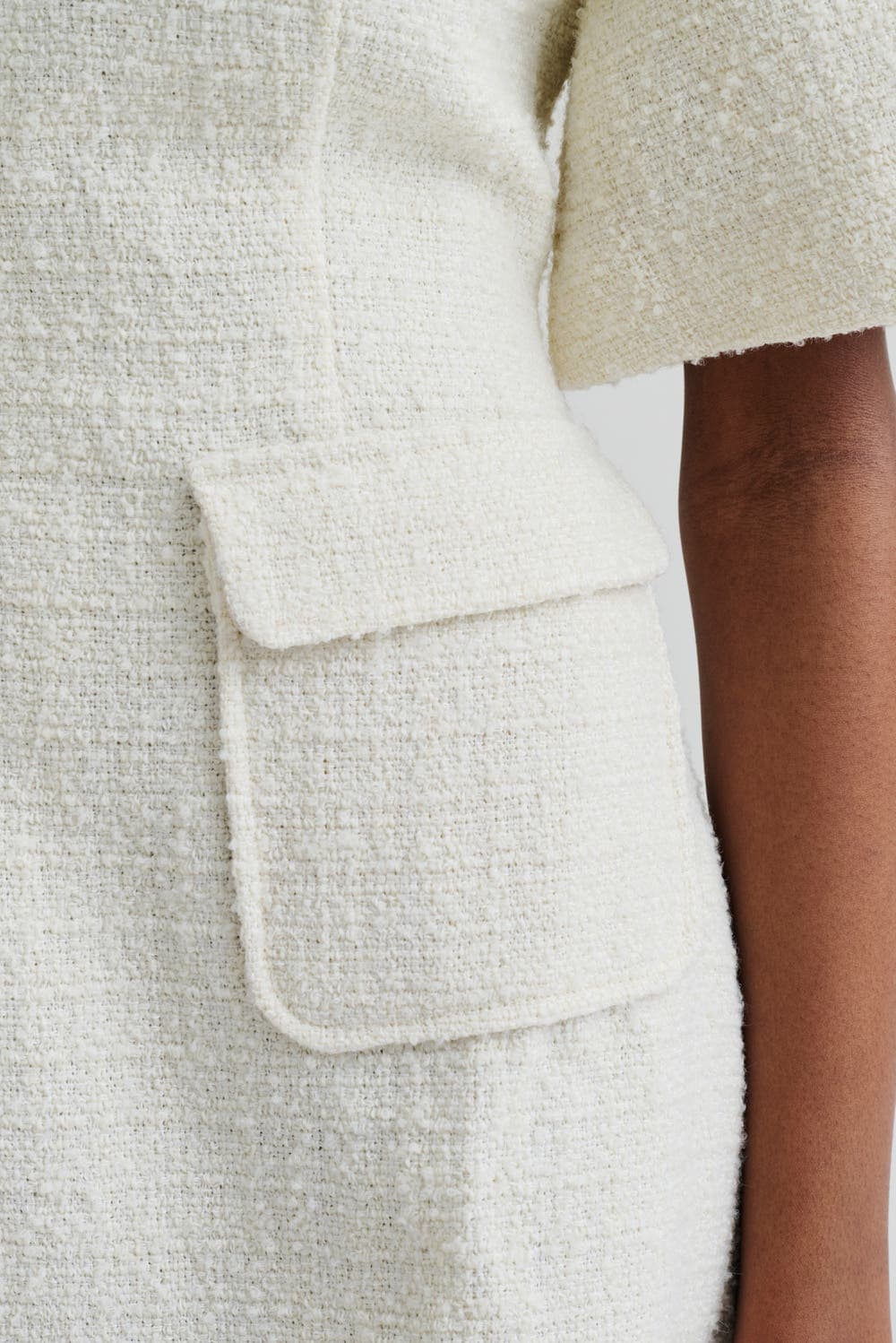 Rayna Boucle Short Sleeve Mini Dress - image 2