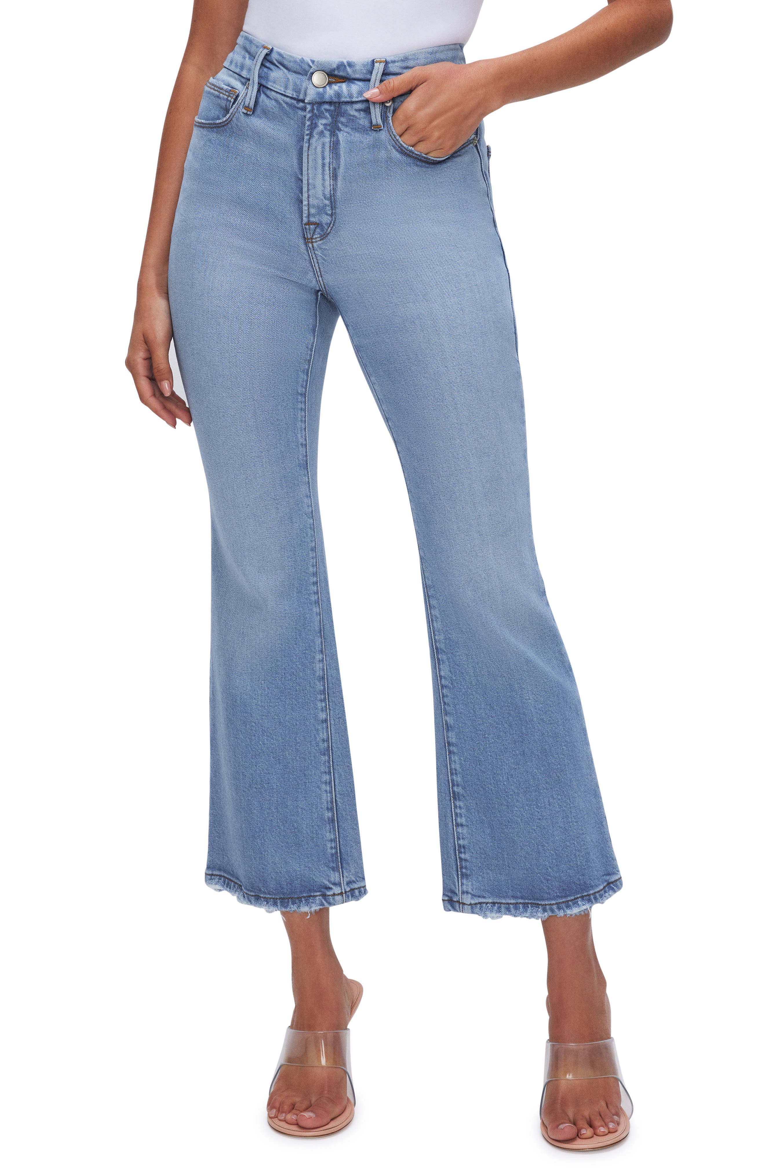 Good Legs Crop Mini Bootcut Jeans - image 1