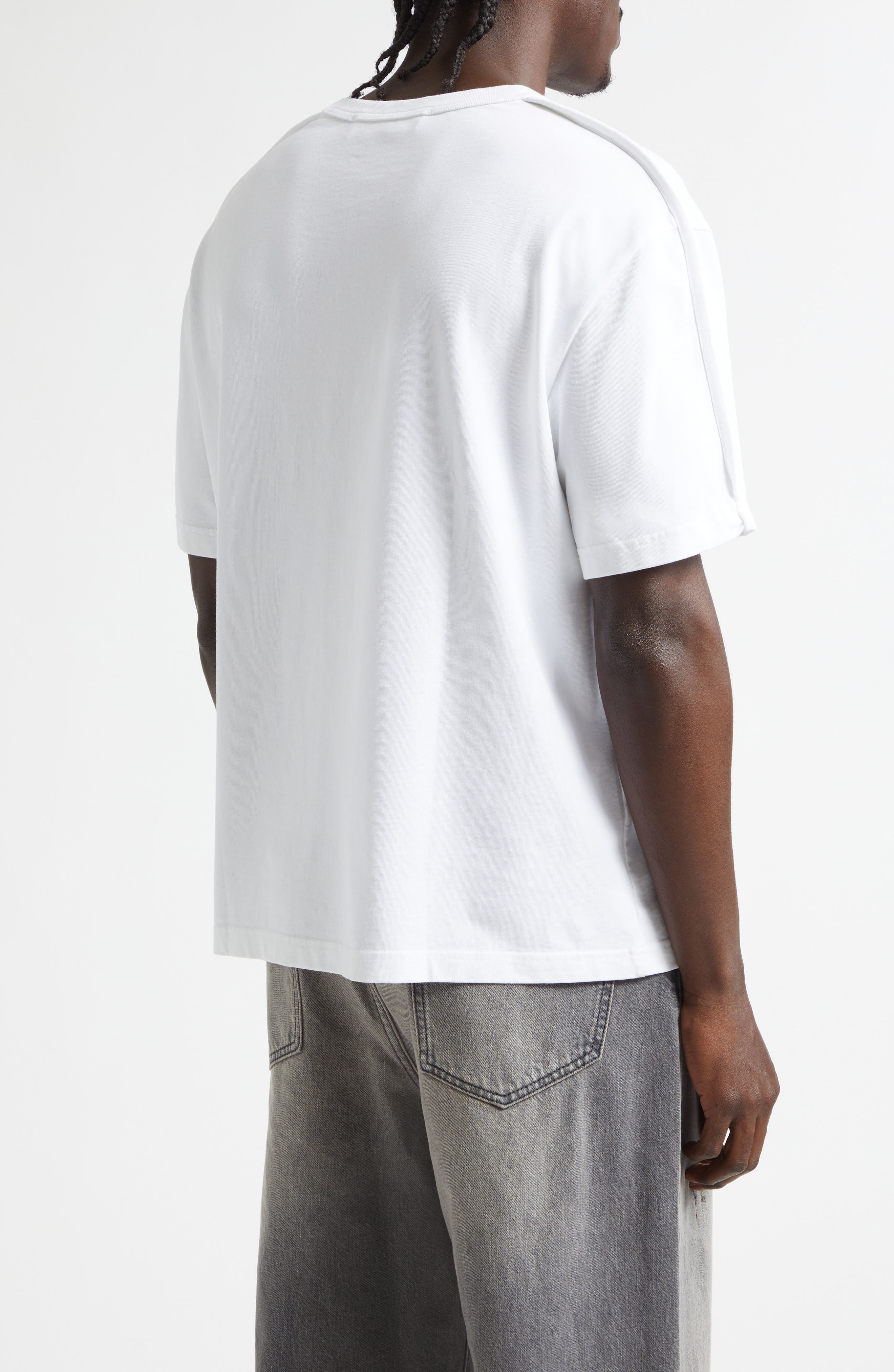 Label Cotton T-Shirt - image 2