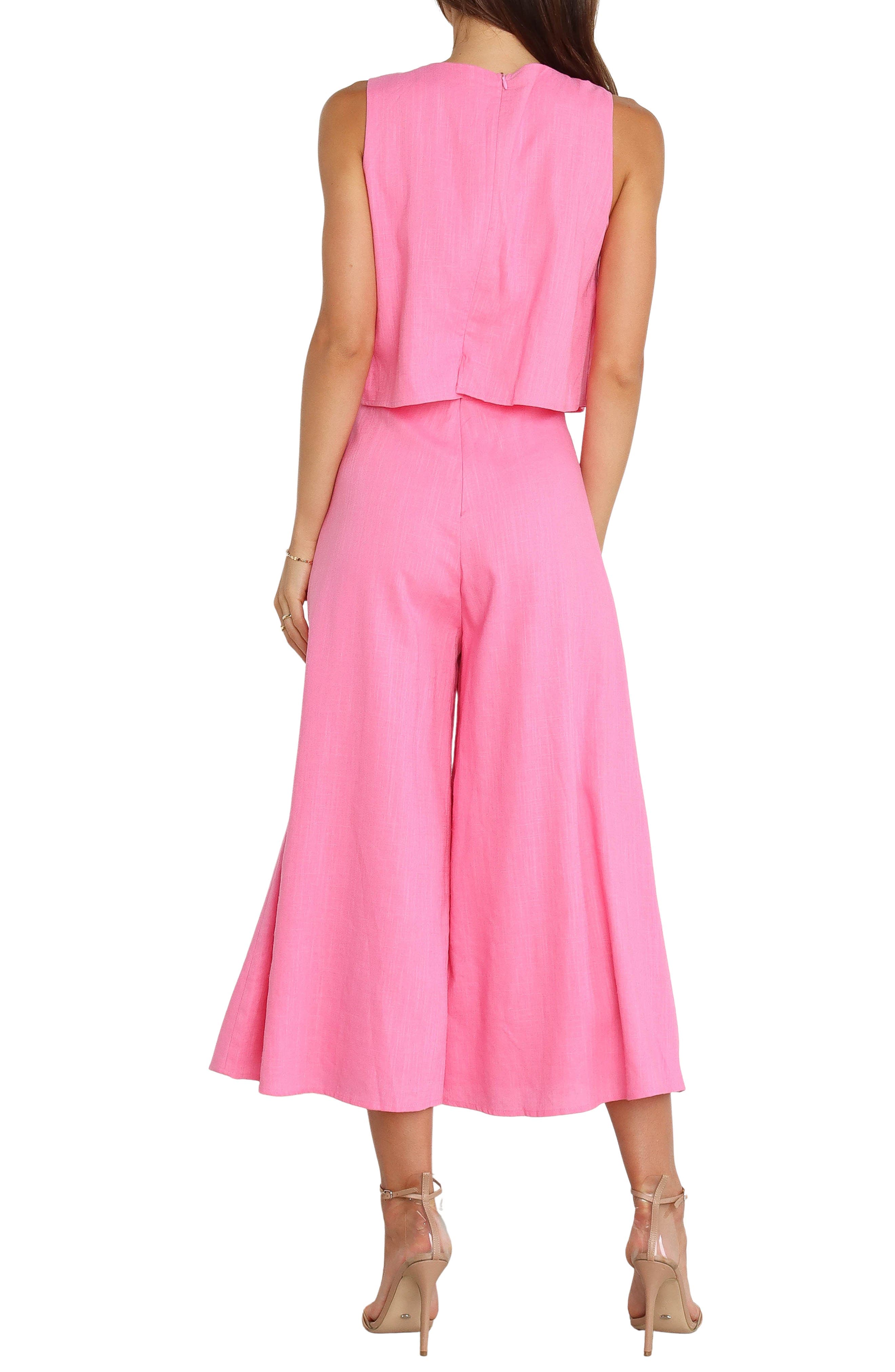 Sleeveless Popover Wide Leg Jumpsuit - image 2