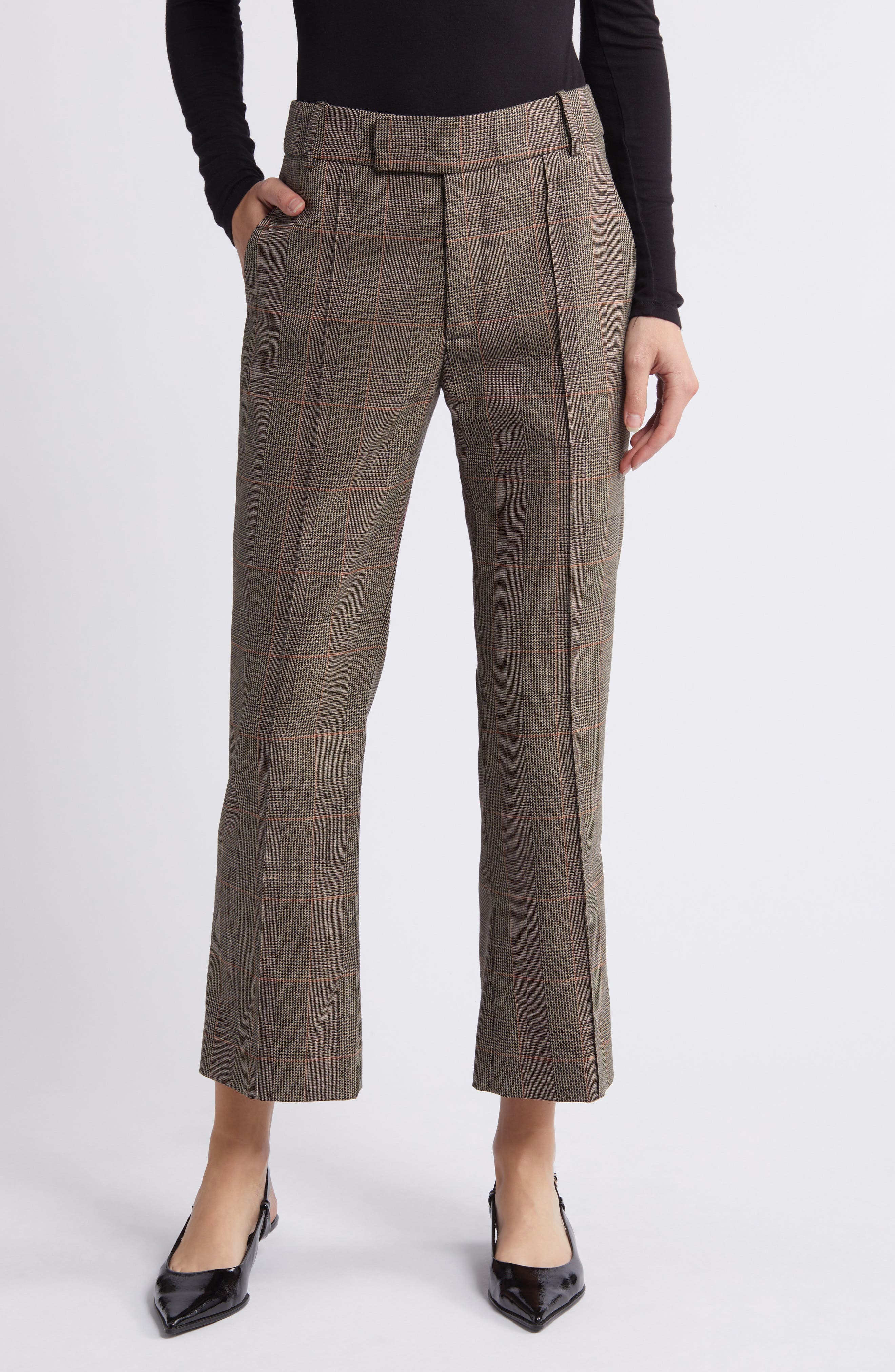 Check Ankle Pants - image 1