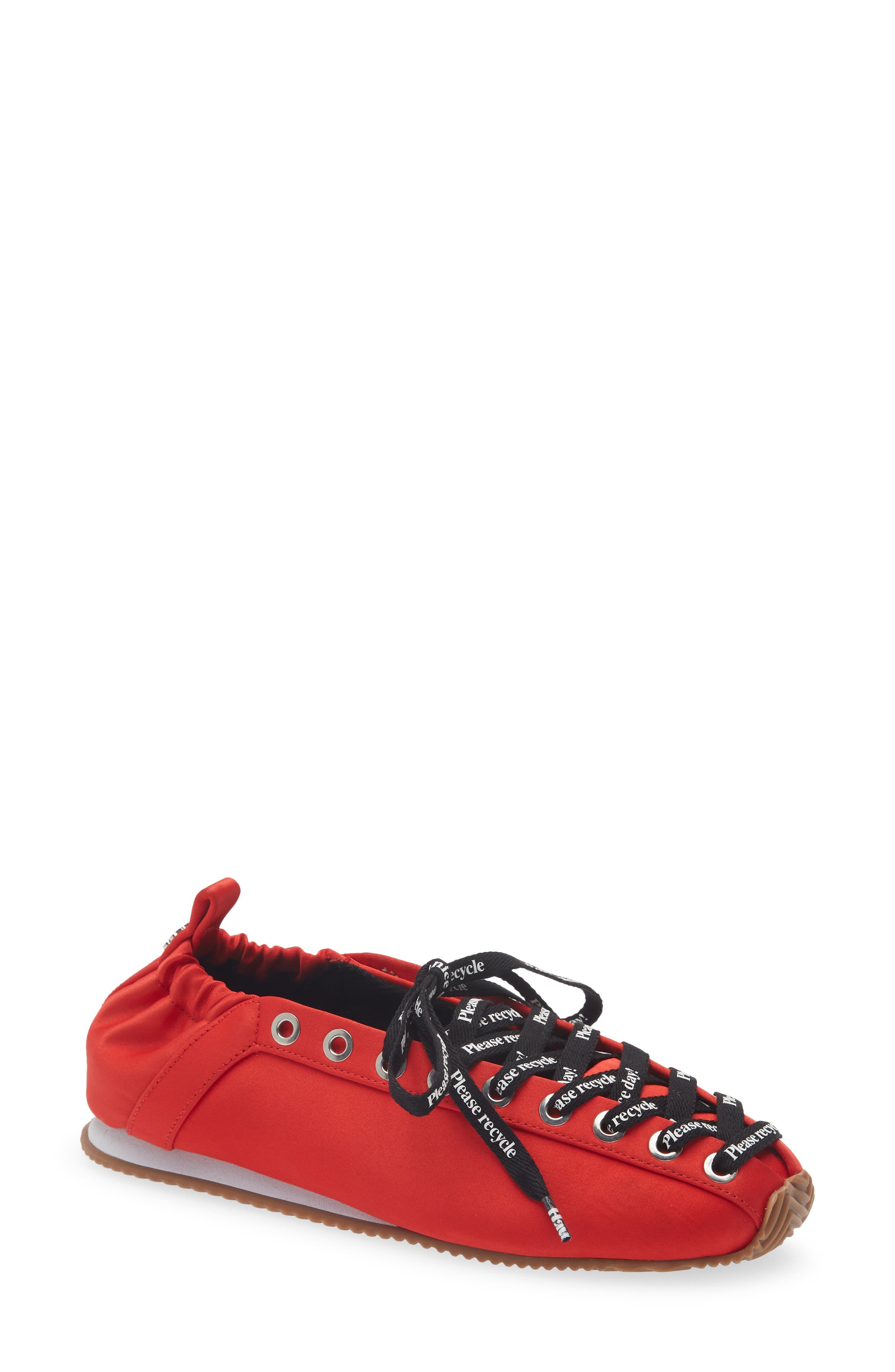 Sporty Lace-Up Ballerina Flat - image 3