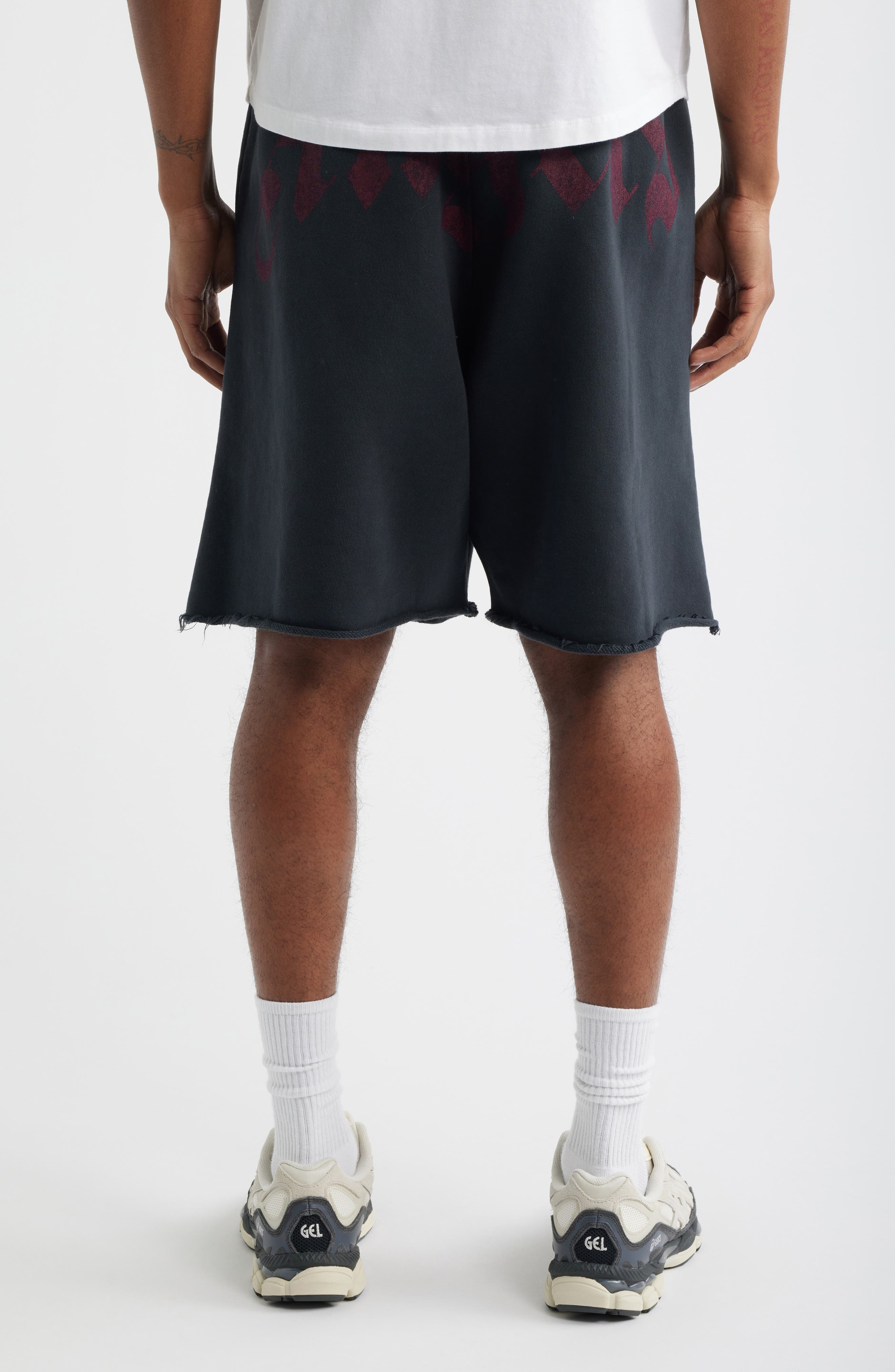 Big Logo Graphic Sweat Shorts - image 2