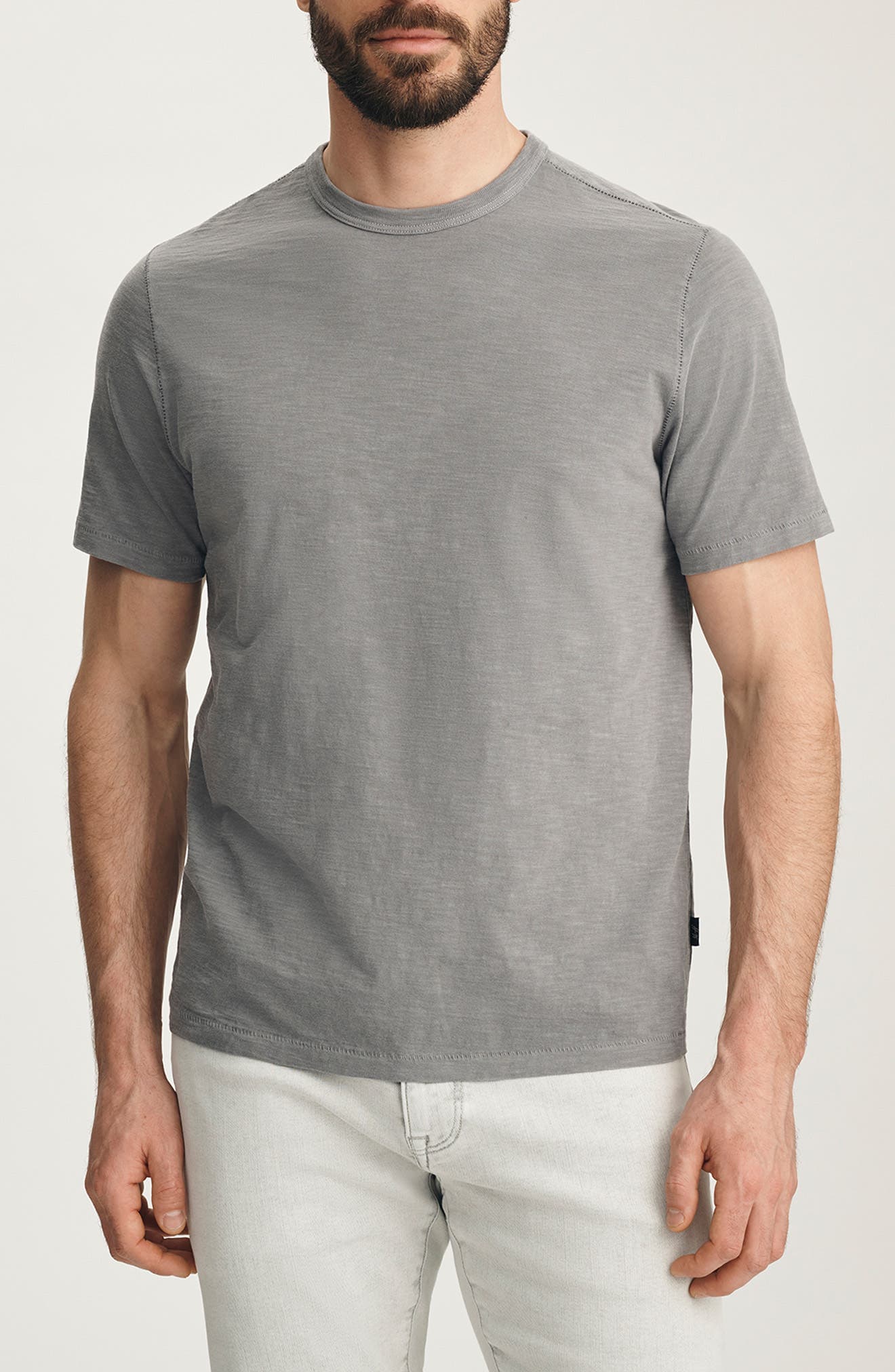 Slub Cotton Crewneck T-Shirt - image 1