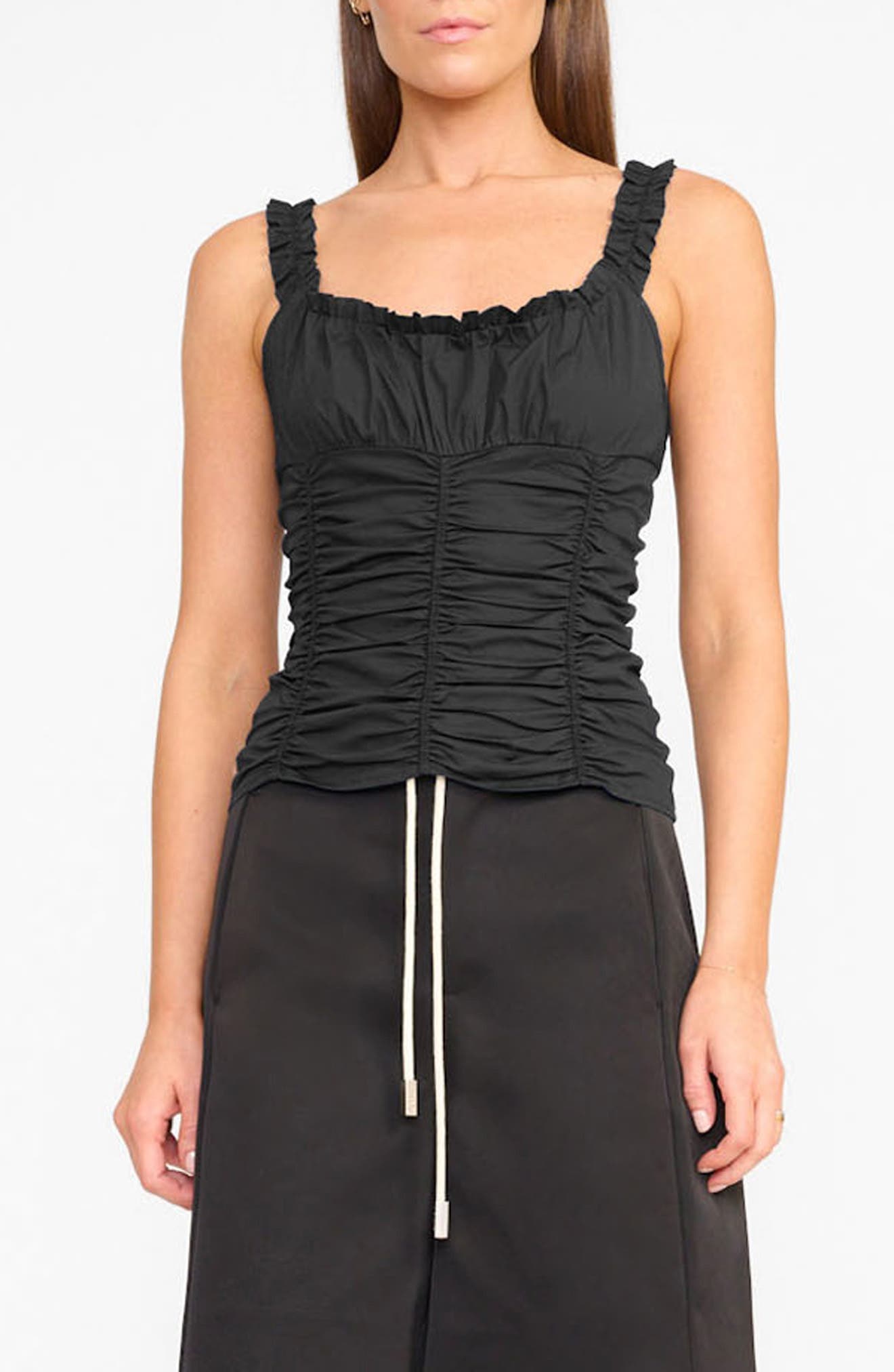 Nic Ruched Sleeveless Top - image 1