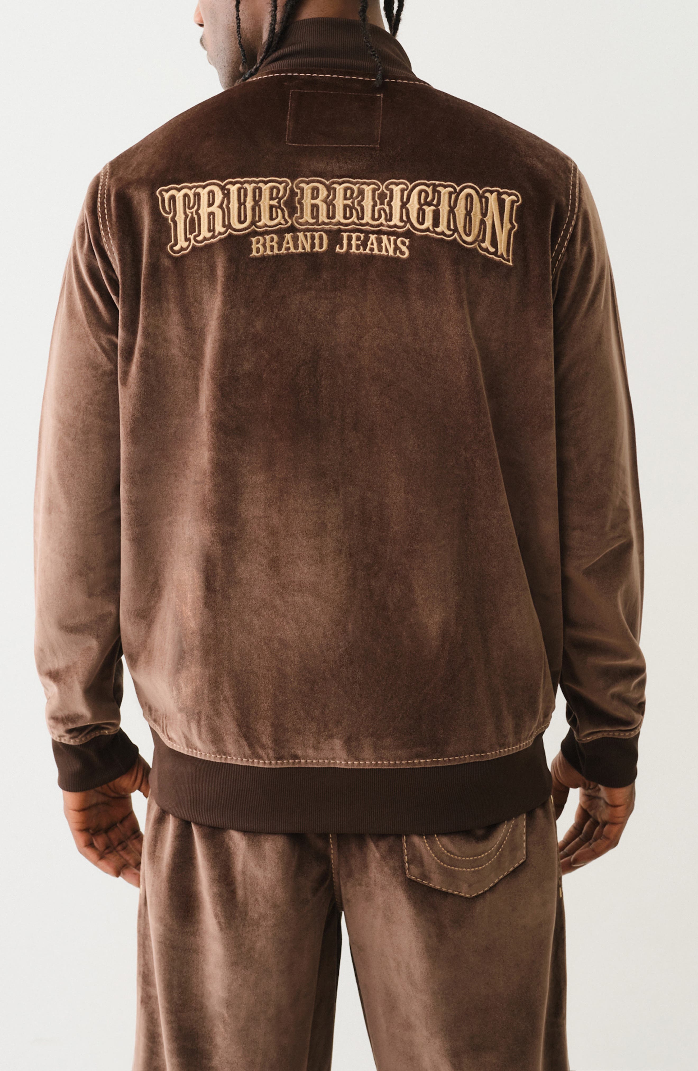 Big T Mock Neck Zip Bomber Jacket - image 2