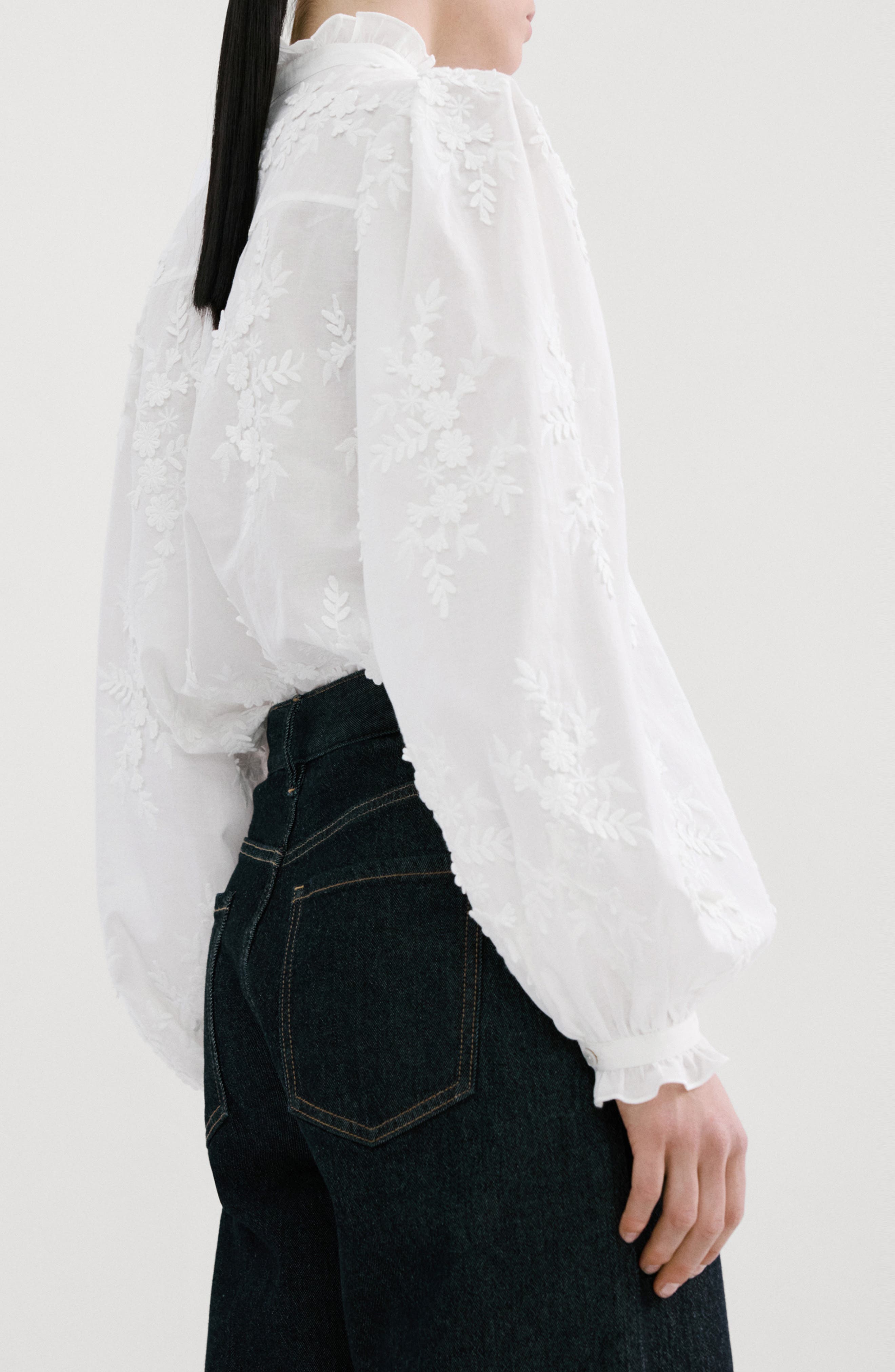Floral Embroidered Shirt - image 2
