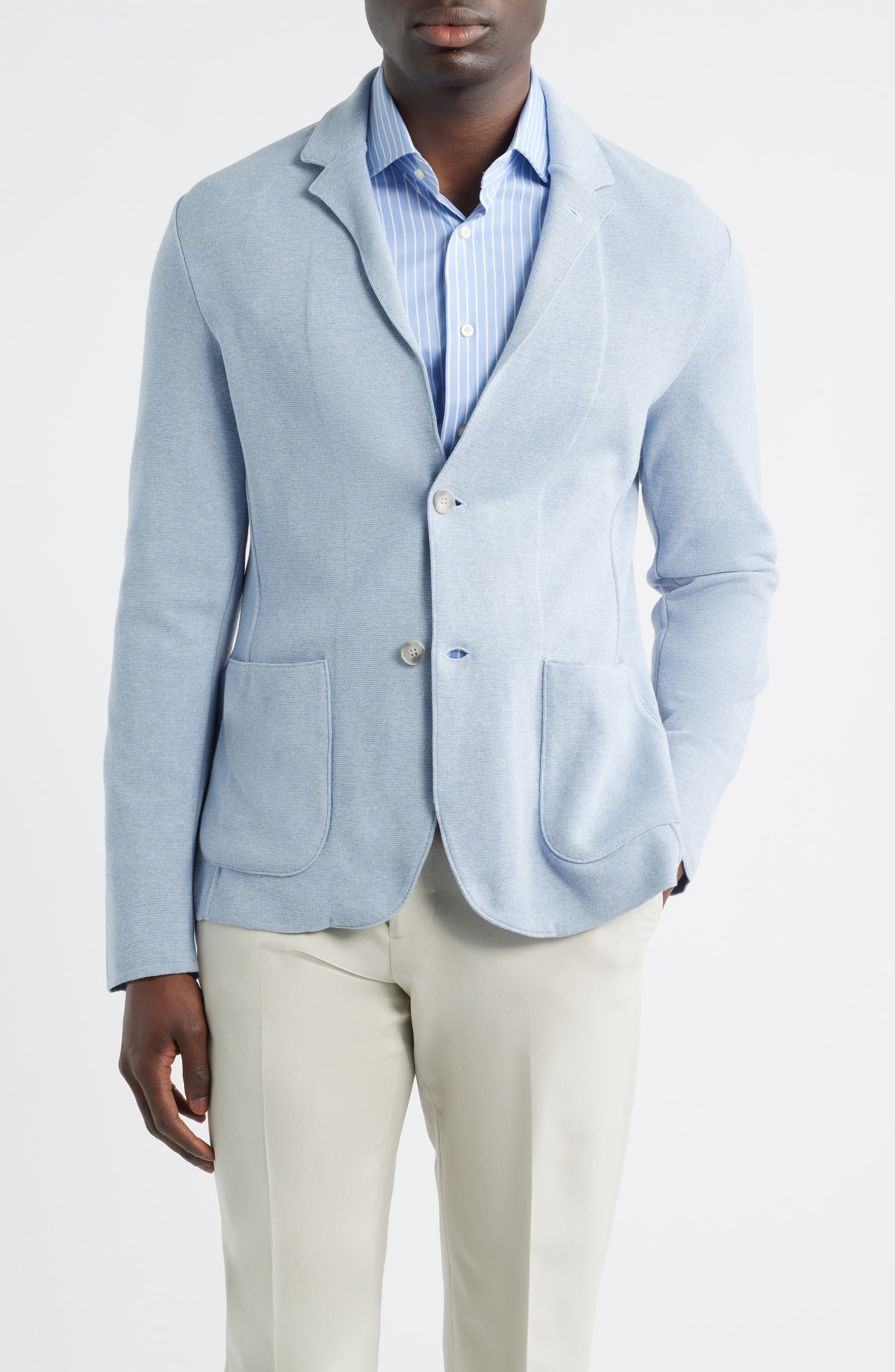 Premium Cotton Knit Sport Coat - image 1
