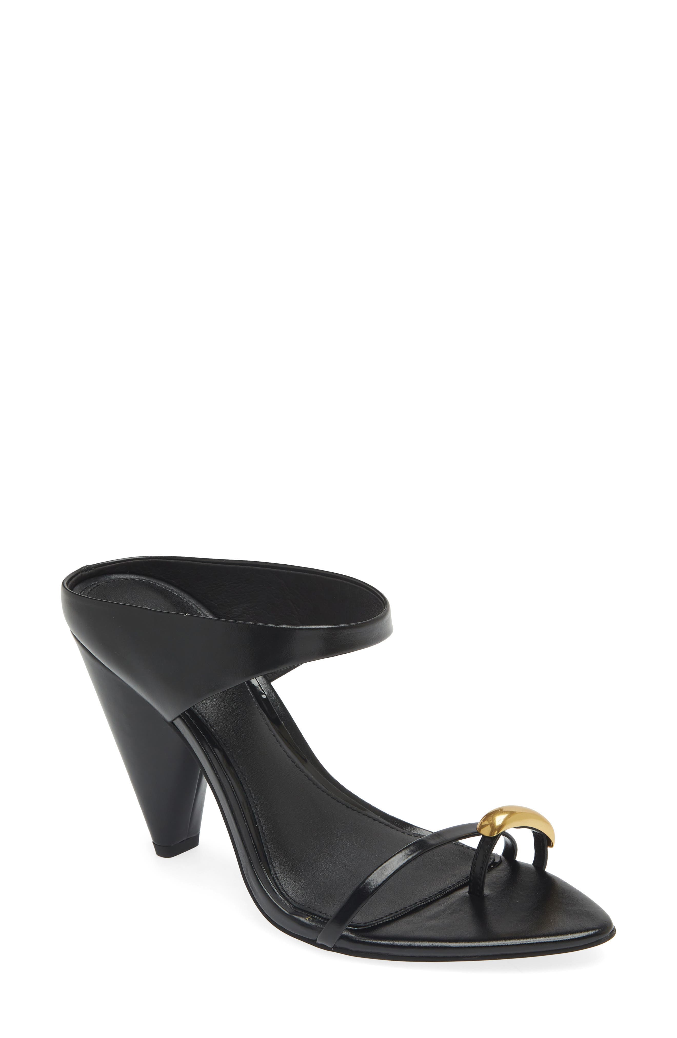 Toe Ring Pointed Toe Slide Sandal - image 1