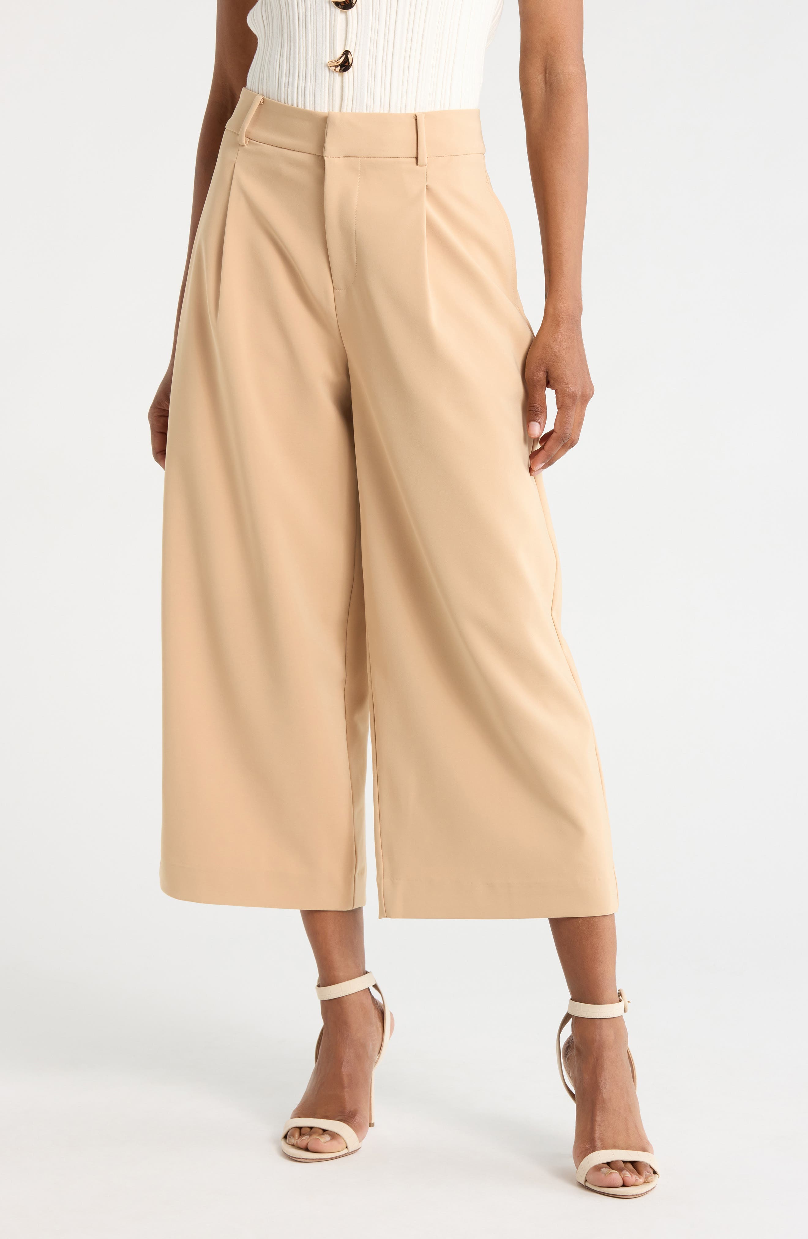 Pleat Front Culottes - image 1