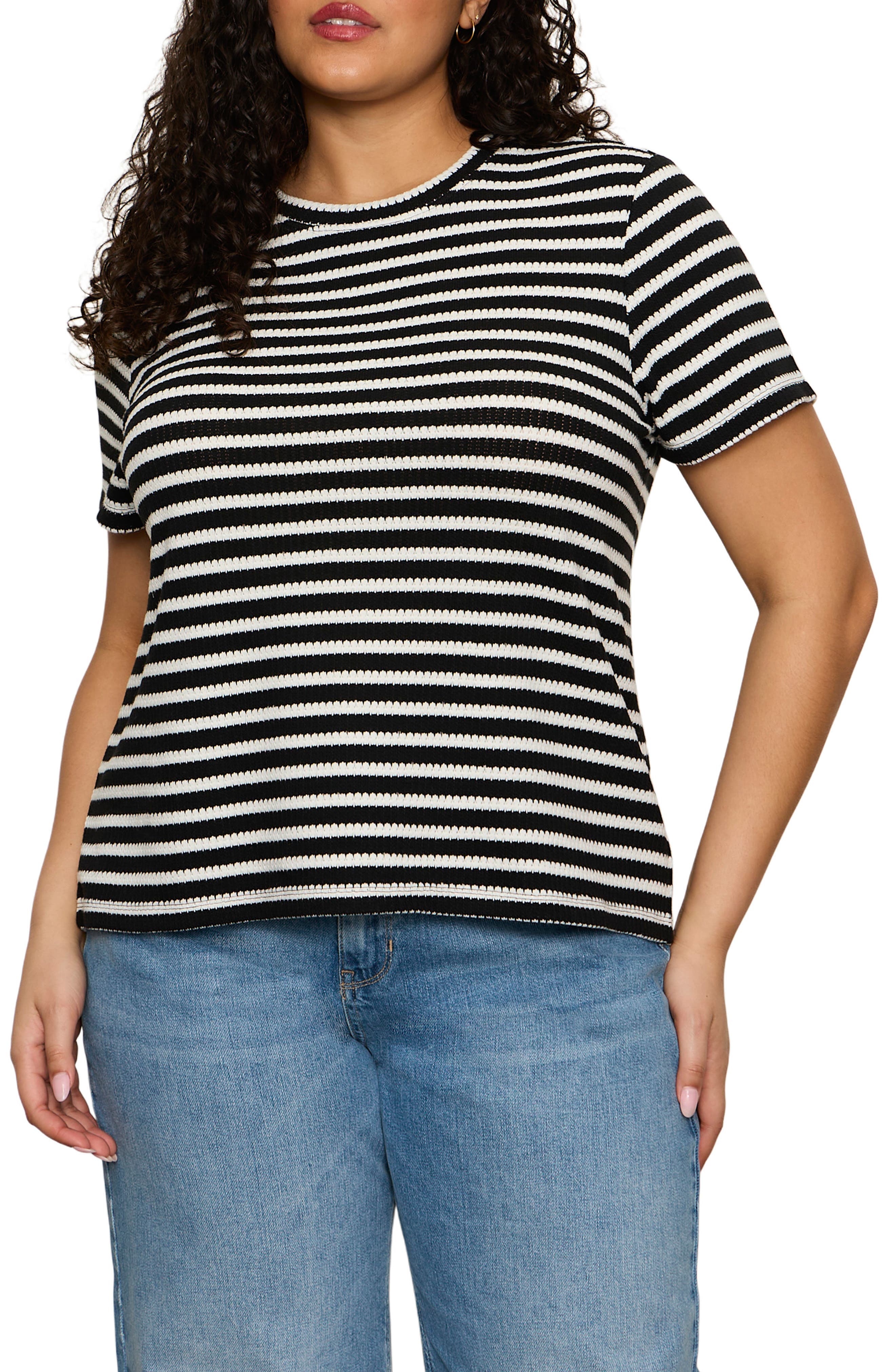 Perfect Stripe Relaxed Fit T-Shirt - image 1